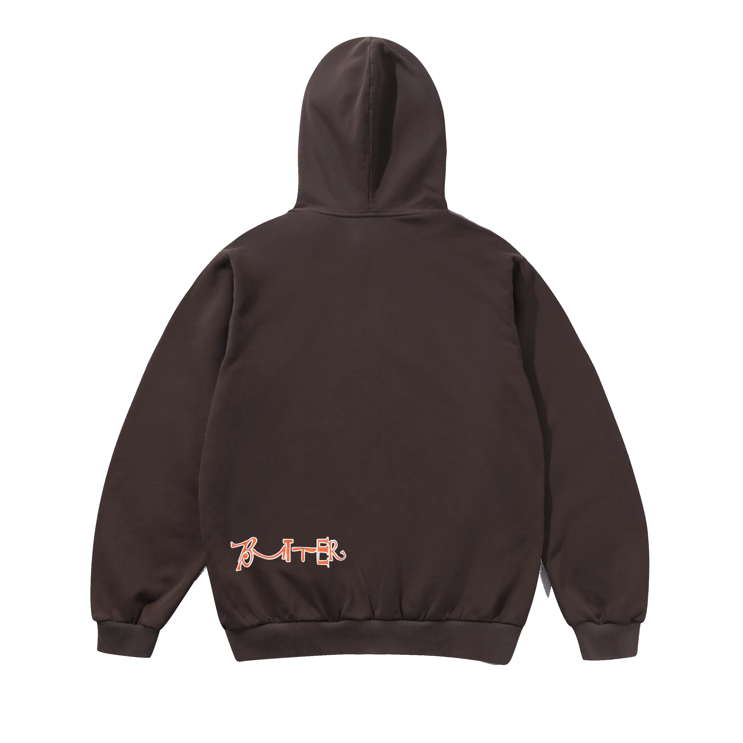 Beat Konducta Zip-Thru Hood, Washed Chestnut sold by Butter product image thumbnail 2