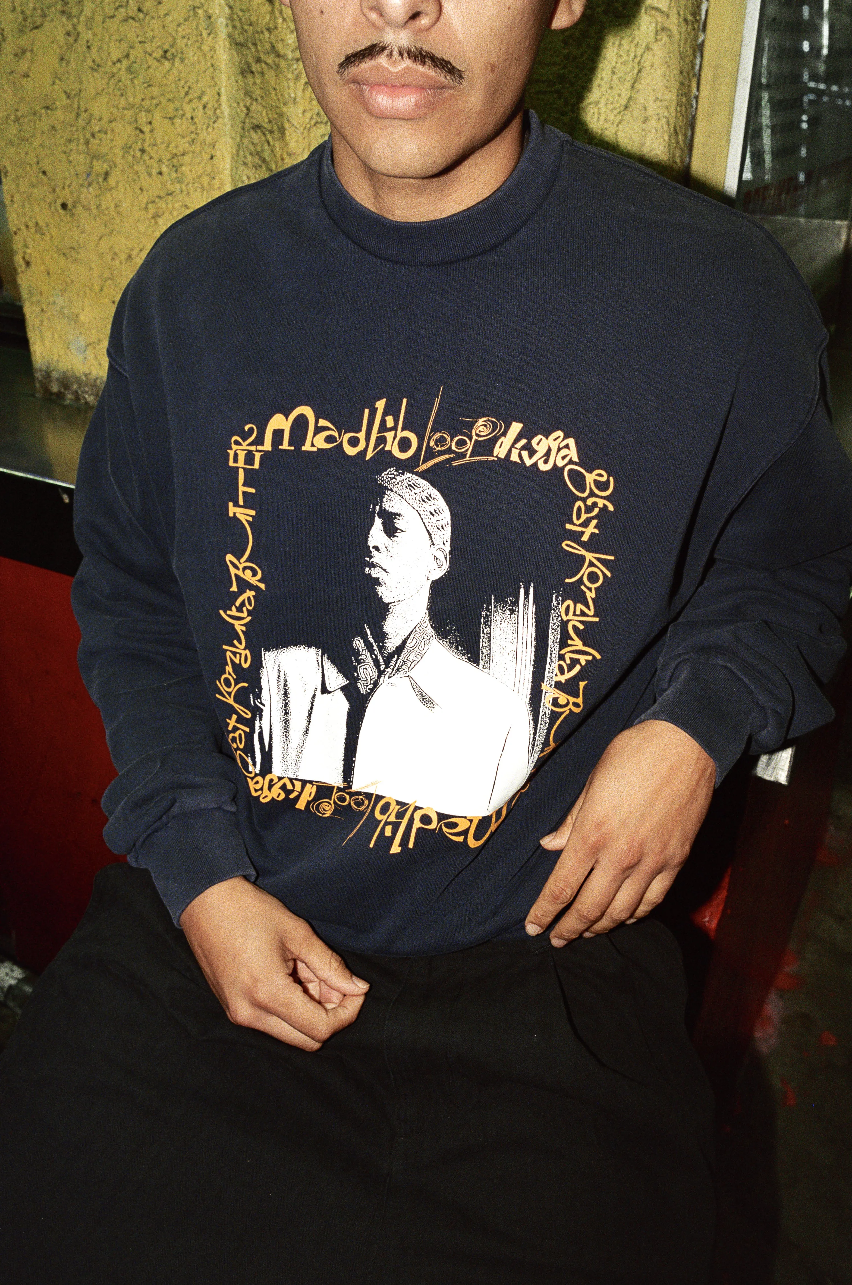 Loop Digga Crewneck, Washed Navy sold by Butter product image thumbnail 5