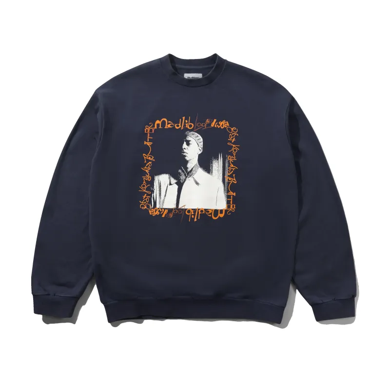 Loop Digga Crewneck, Washed Navy made by Butter