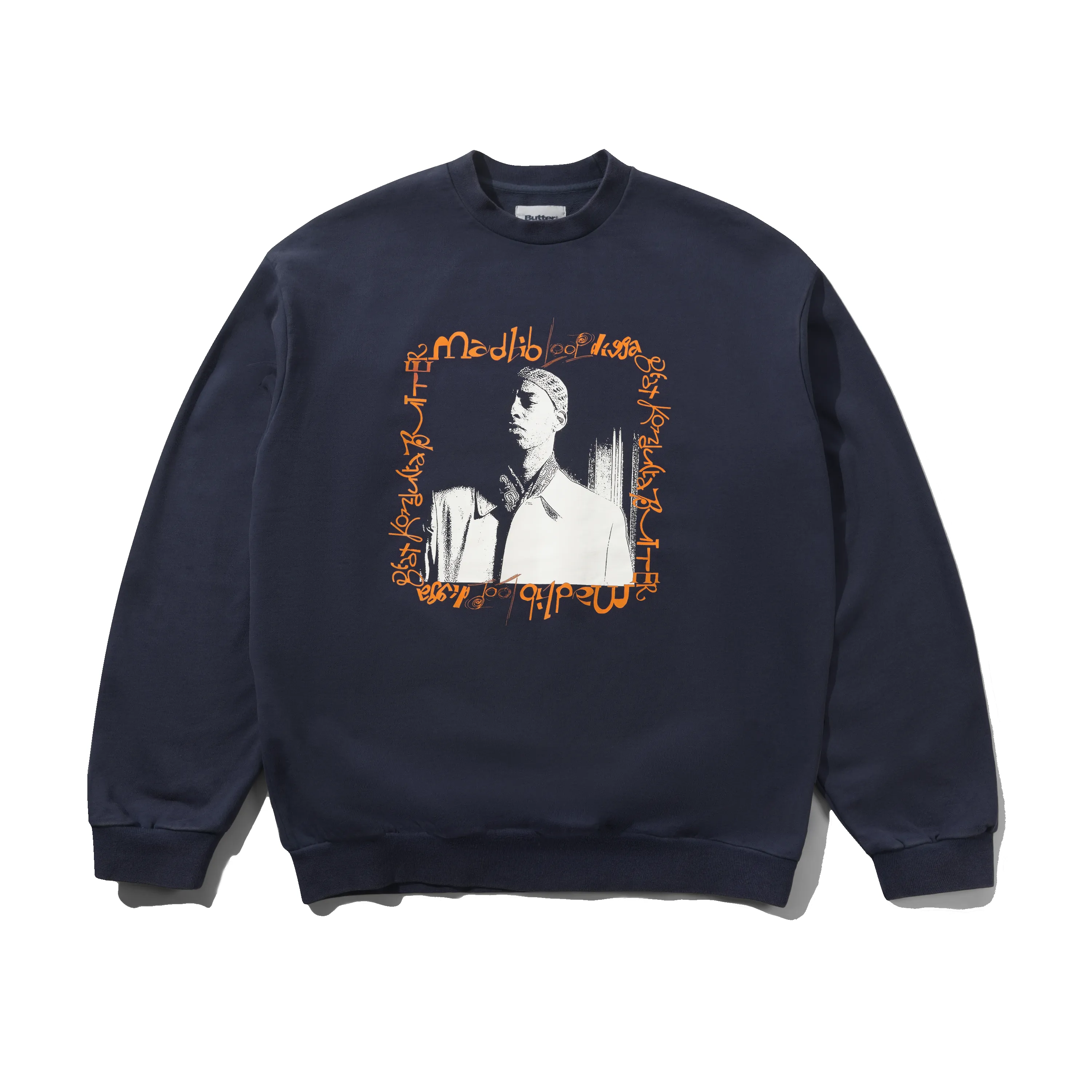 Loop Digga Crewneck, Washed Navy sold by Butter