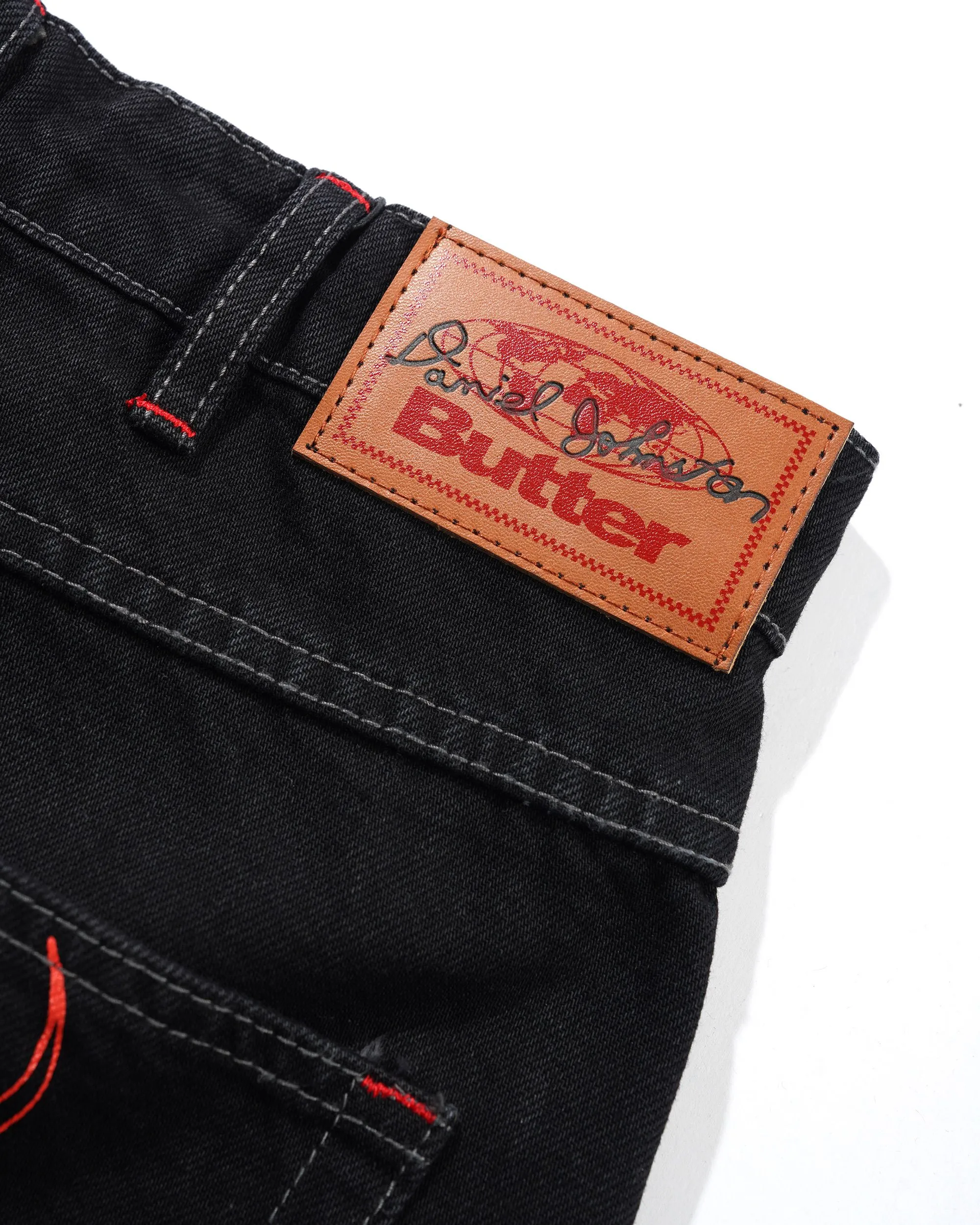 Dragon Denim Shorts, Washed Black sold by Butter product image thumbnail 5
