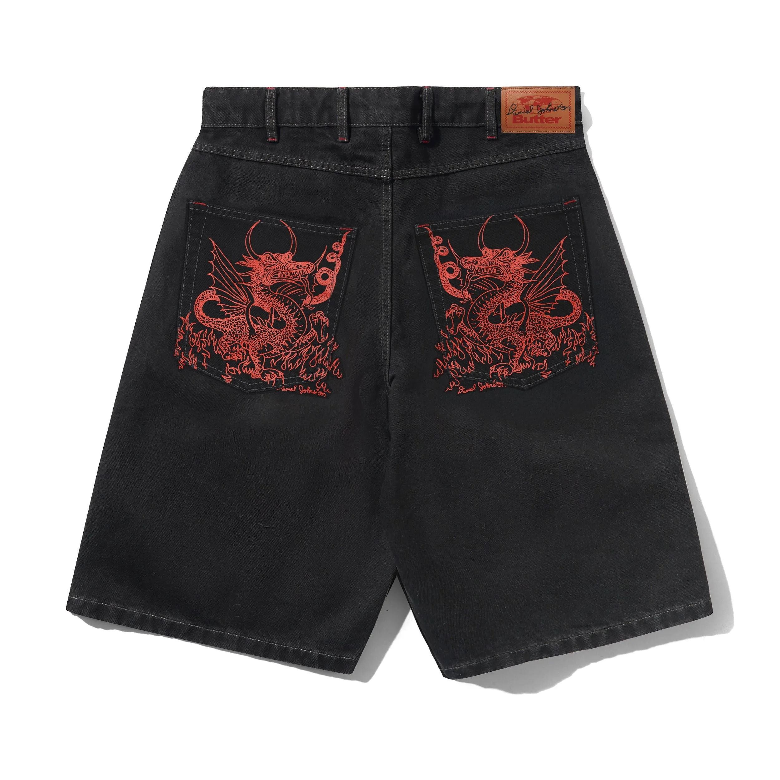 Dragon Denim Shorts, Washed Black sold by Butter product image thumbnail 2