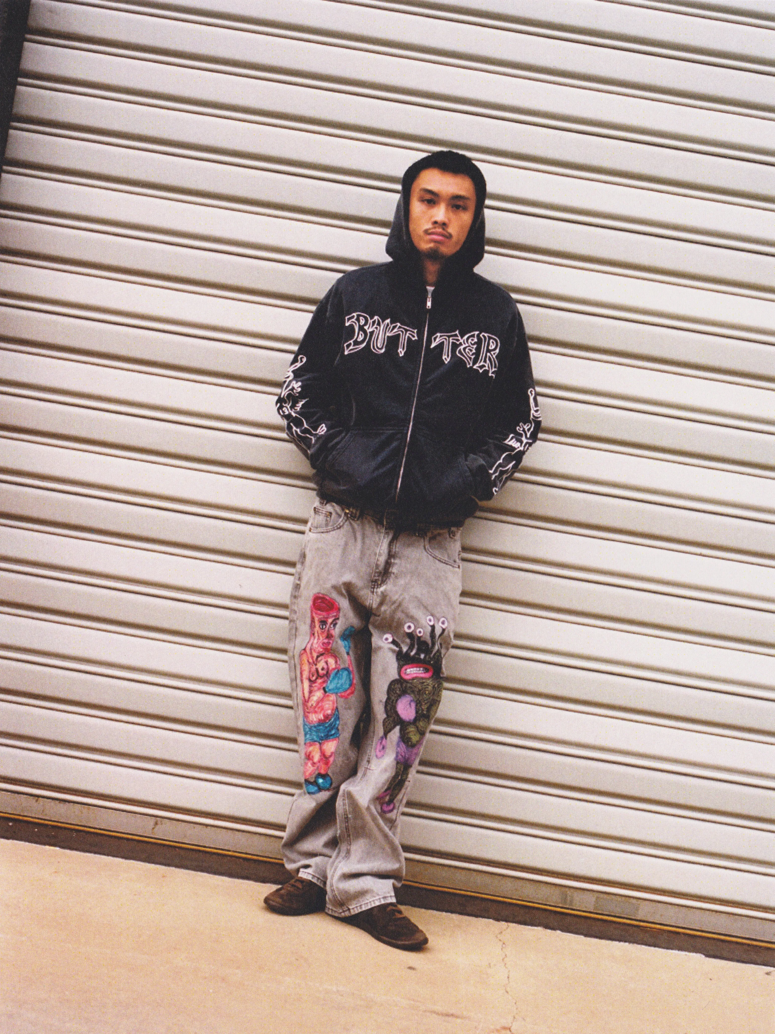 Thirteen Zip-Thru Hood, Washed Navy sold by Butter product image thumbnail 3