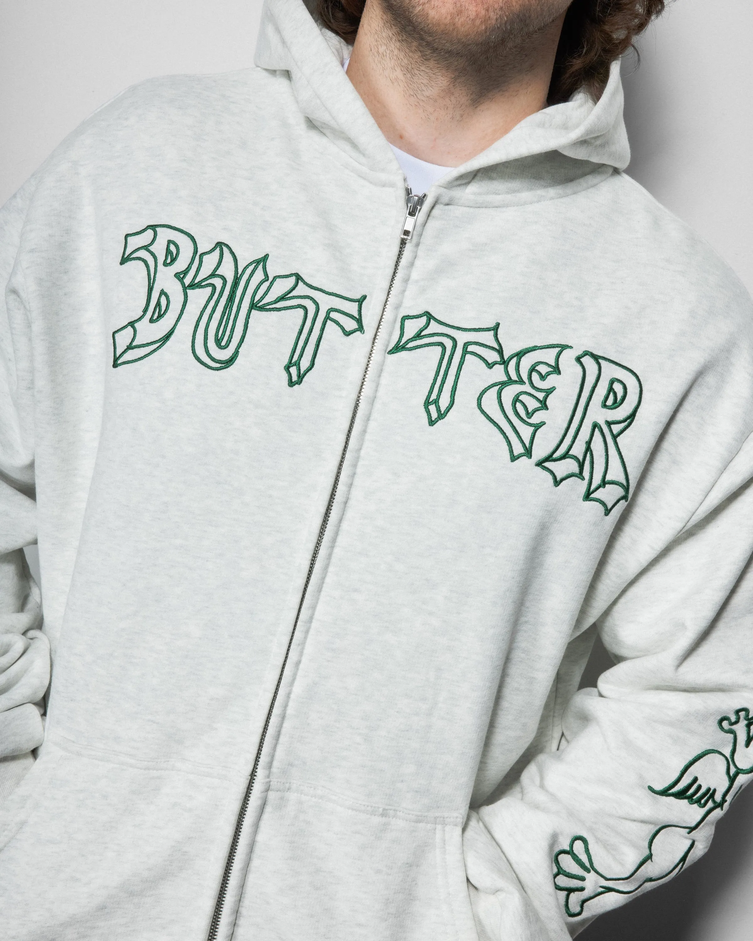 Thirteen Zip-Thru Hood, Ash sold by Butter product image thumbnail 3