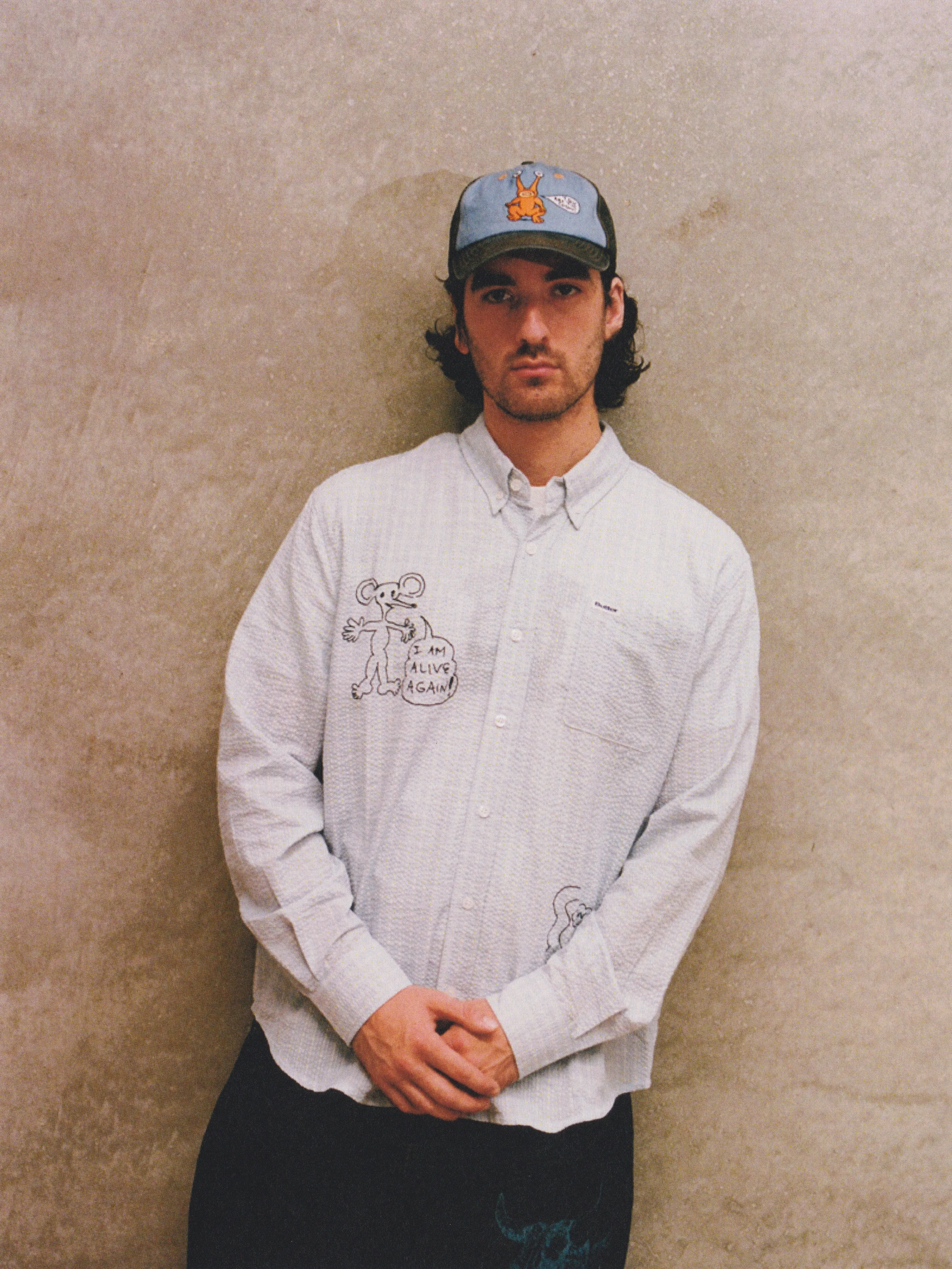 Alive Again Shirt, Light Blue sold by Butter product image thumbnail 2