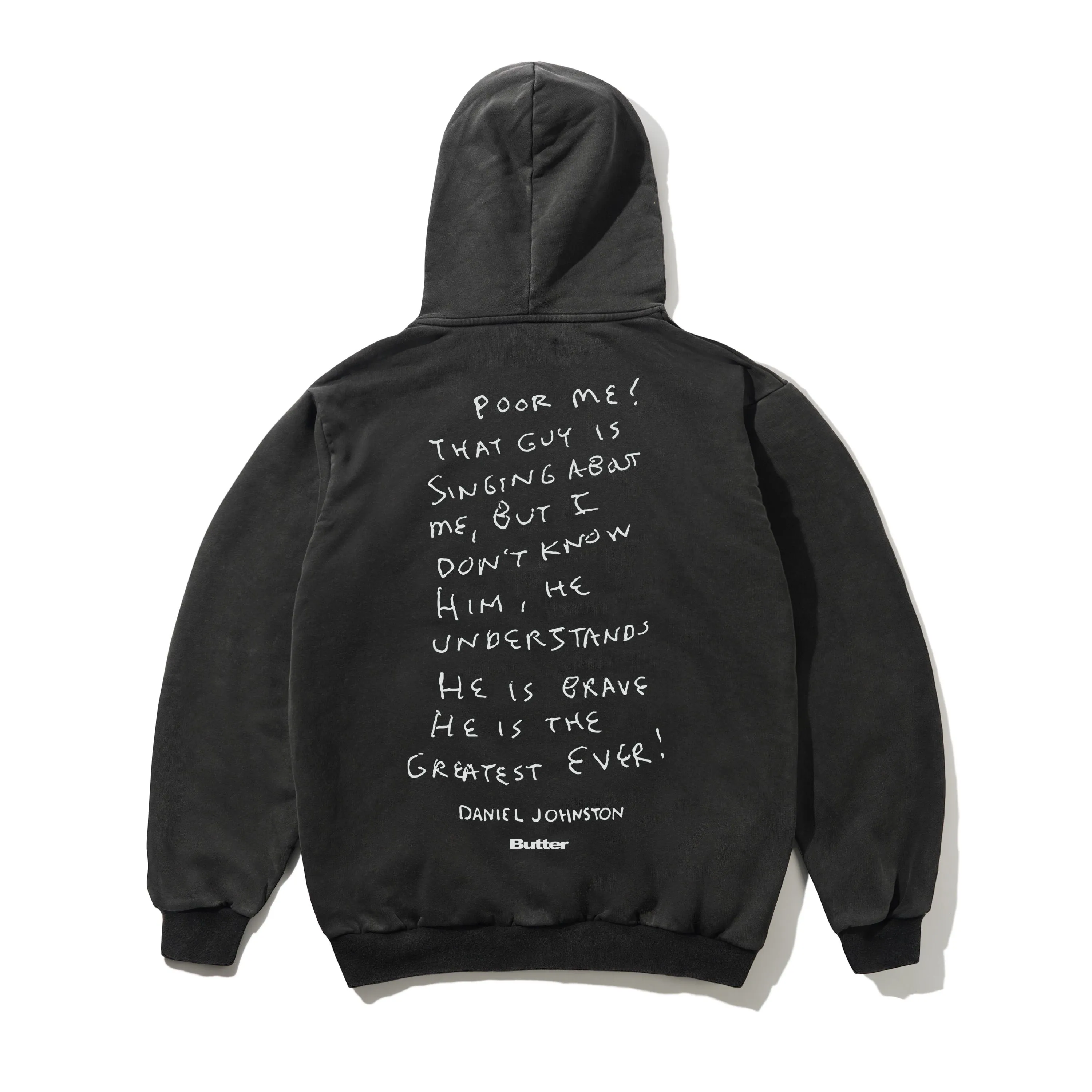 Enemy Pullover Hood, Distressed Washed Black sold by Butter product image thumbnail 2