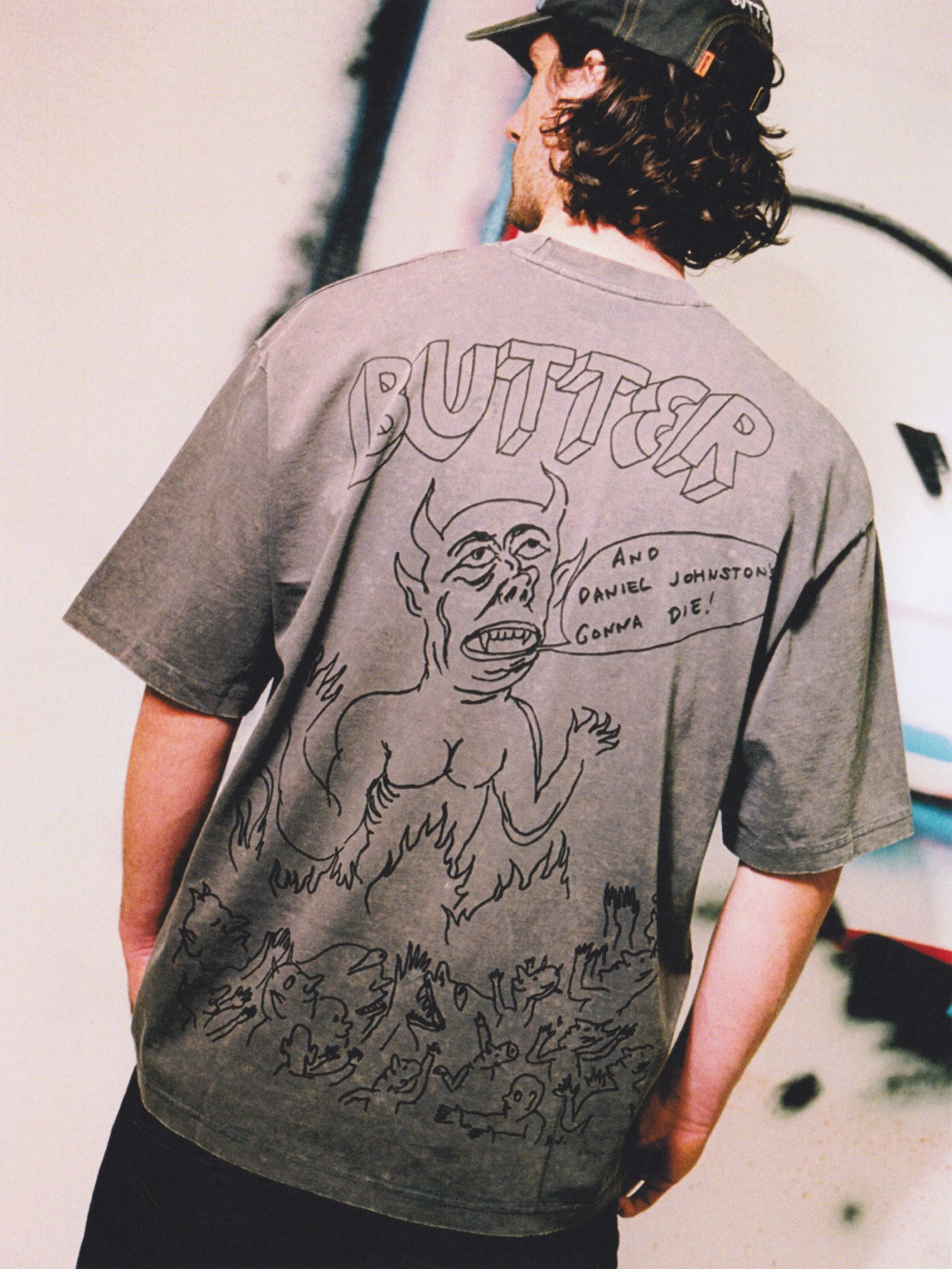 Satan Tee, Black Acid Wash sold by Butter product image thumbnail 2
