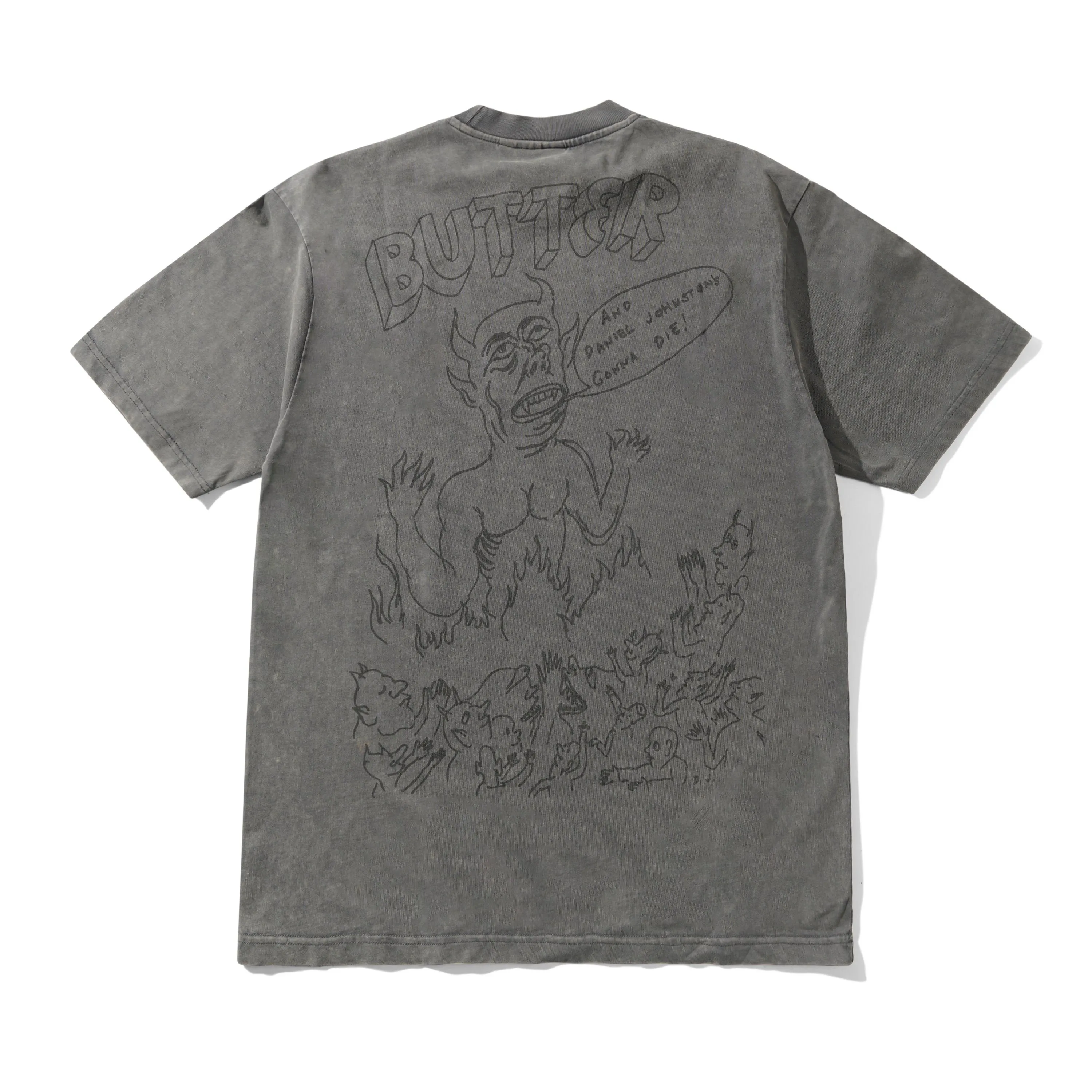 Satan Tee, Black Acid Wash sold by Butter product image thumbnail 3