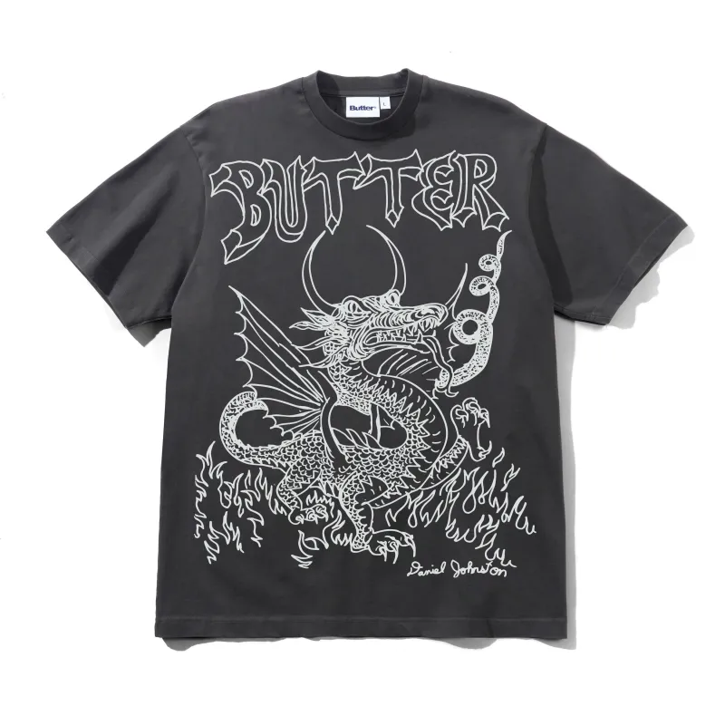 Dragon Tee, Washed Black made by Butter