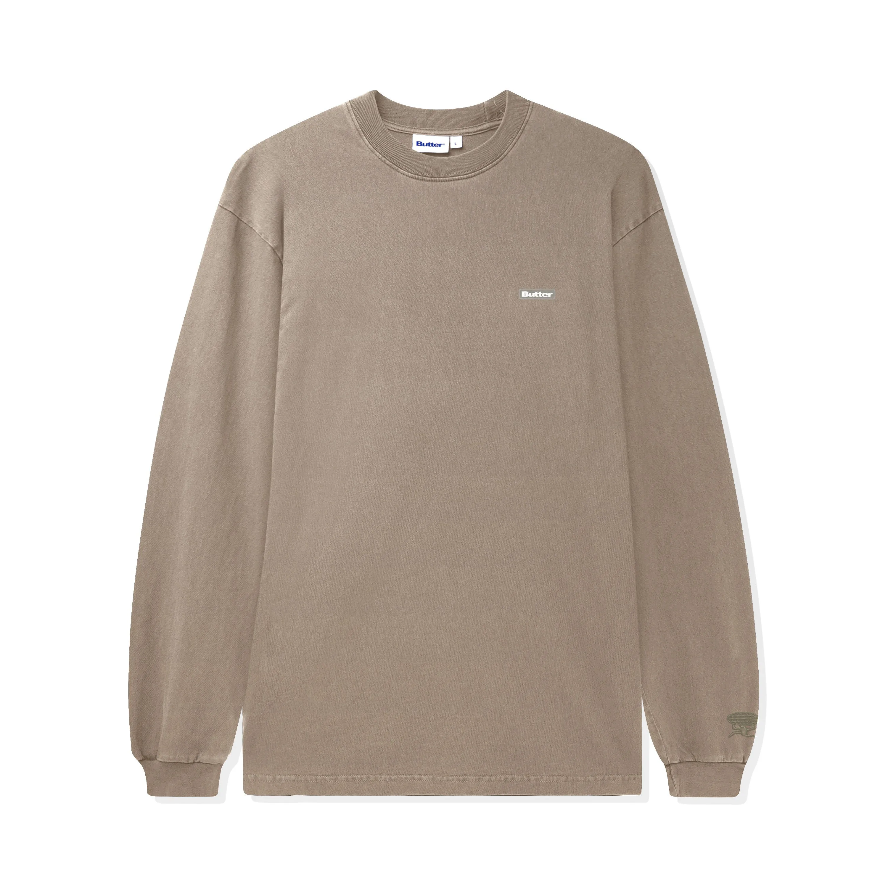 Basic L/S Tee, Washed Tan sold by Butter
