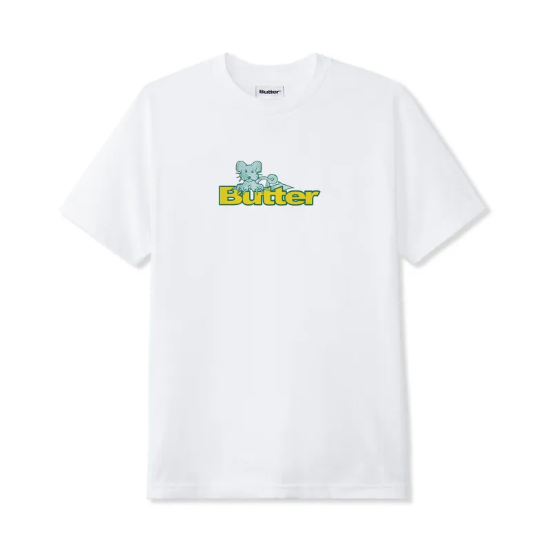 Rat Logo Tee, White made by Butter
