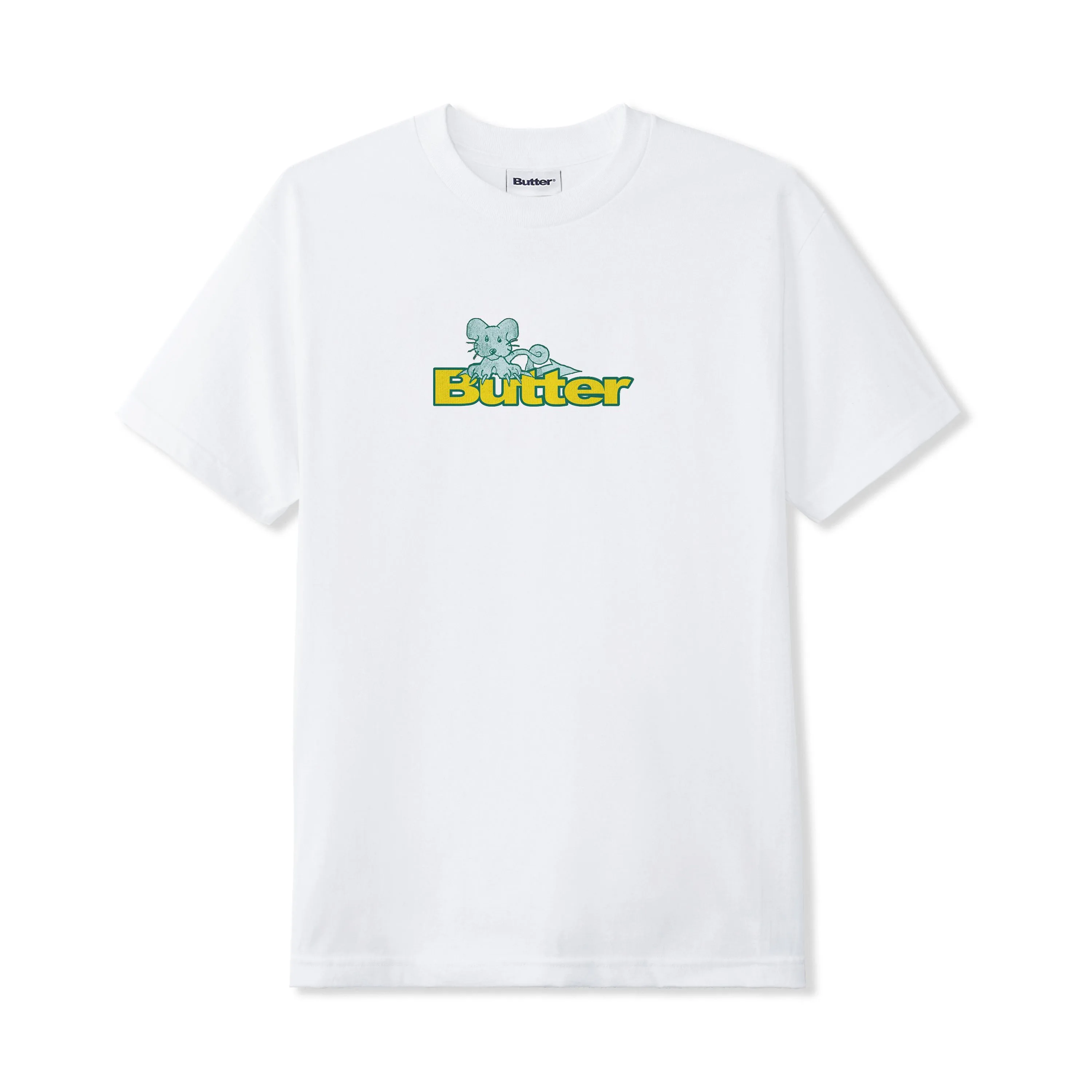 Rat Logo Tee, White sold by Butter