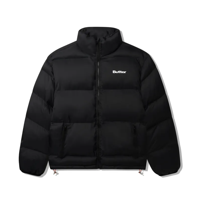 Base Puffer Jacket, Black made by Butter
