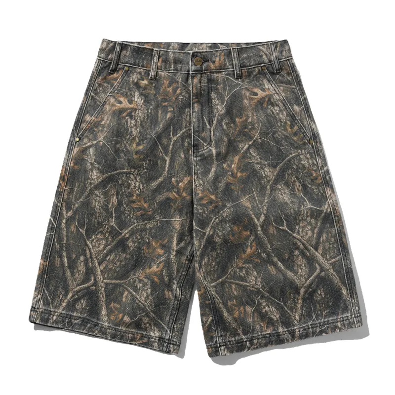 Work Shorts, Forest Camo made by Butter