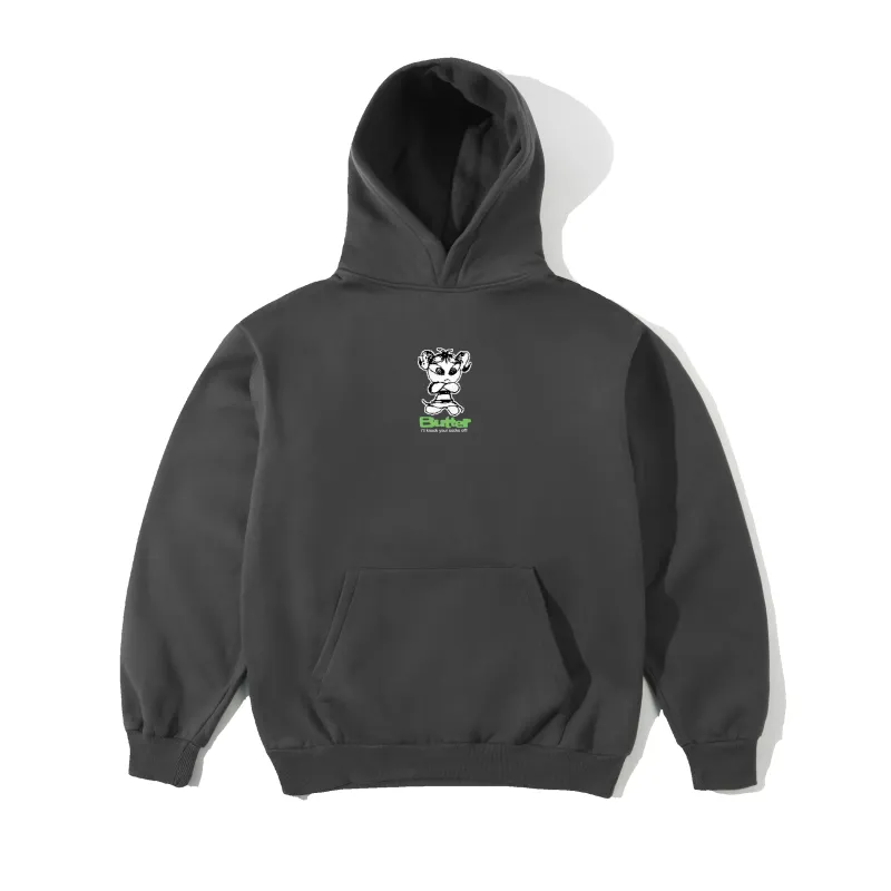 Vexed Pullover Hood, Charcoal made by Butter