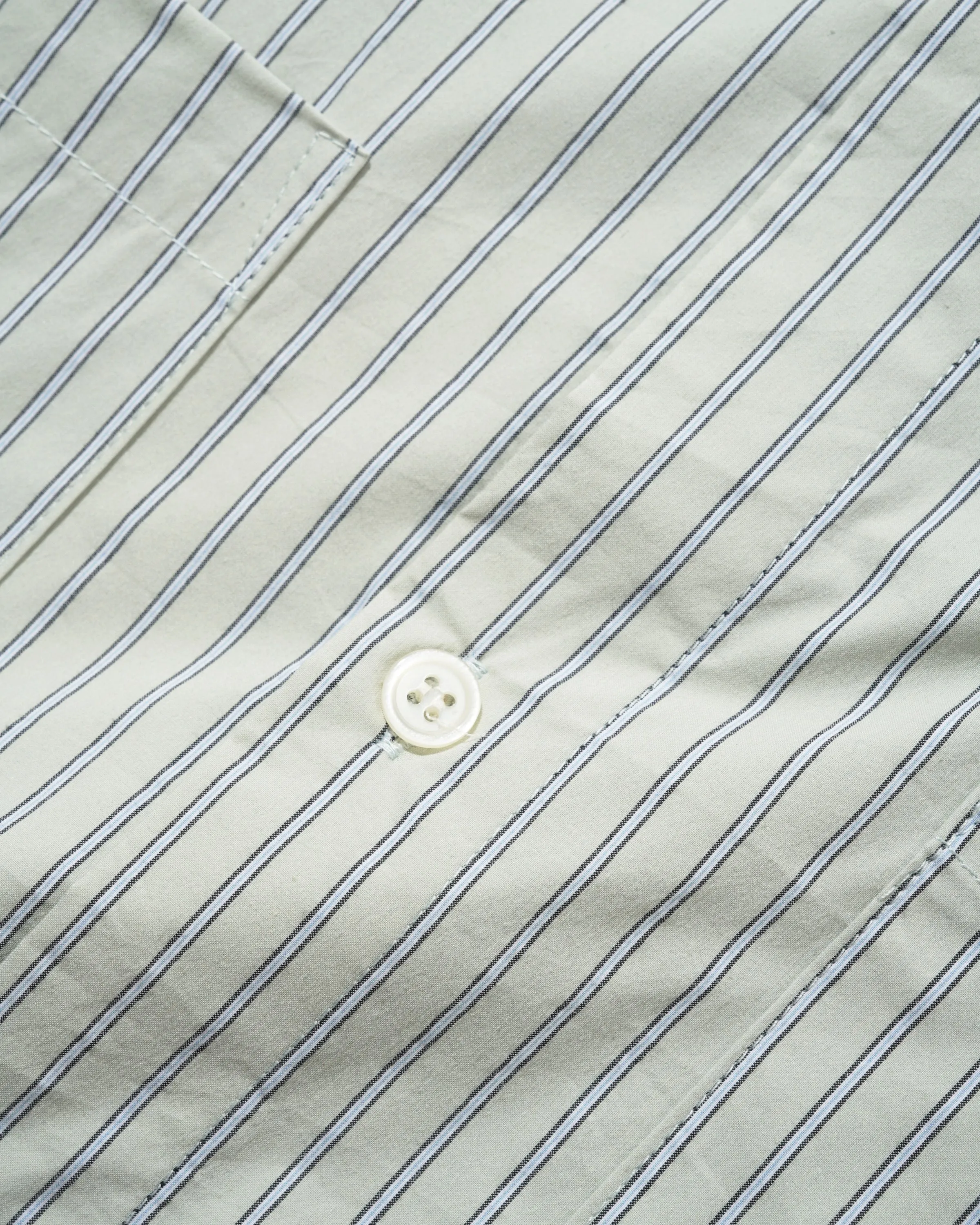Vertical Stripe S/S Shirt, Dull Mint sold by Butter product image thumbnail 3