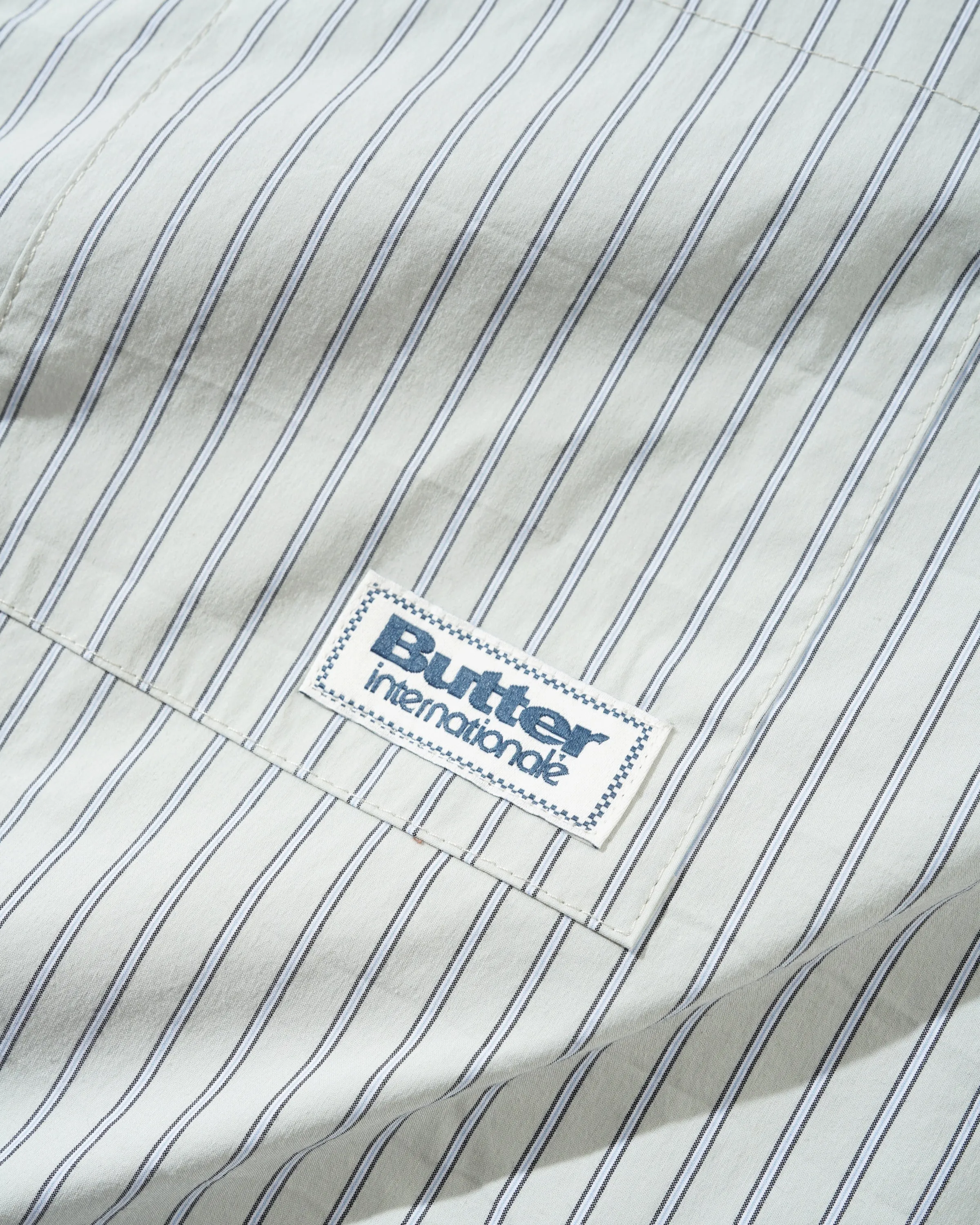 Vertical Stripe S/S Shirt, Dull Mint sold by Butter product image thumbnail 2