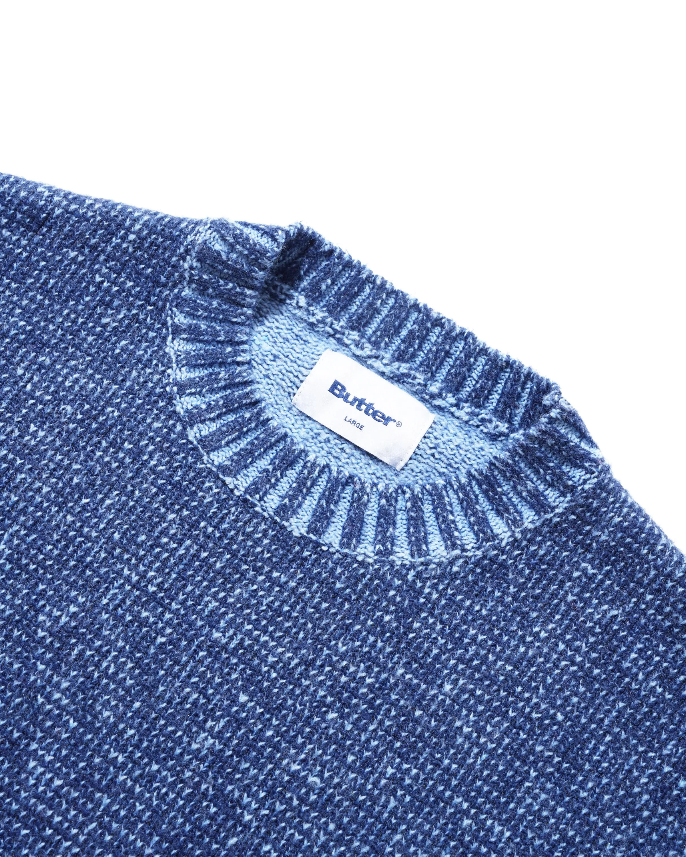 Textured Knit Sweater, Navy sold by Butter product image thumbnail 3