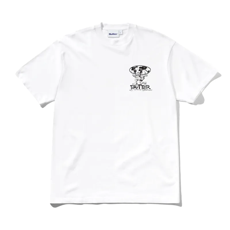 Terrain Tee, White made by Butter