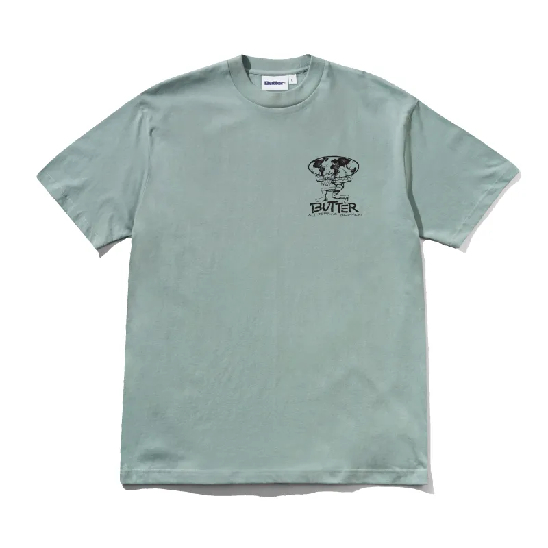 Terrain Tee, Dull Mint made by Butter