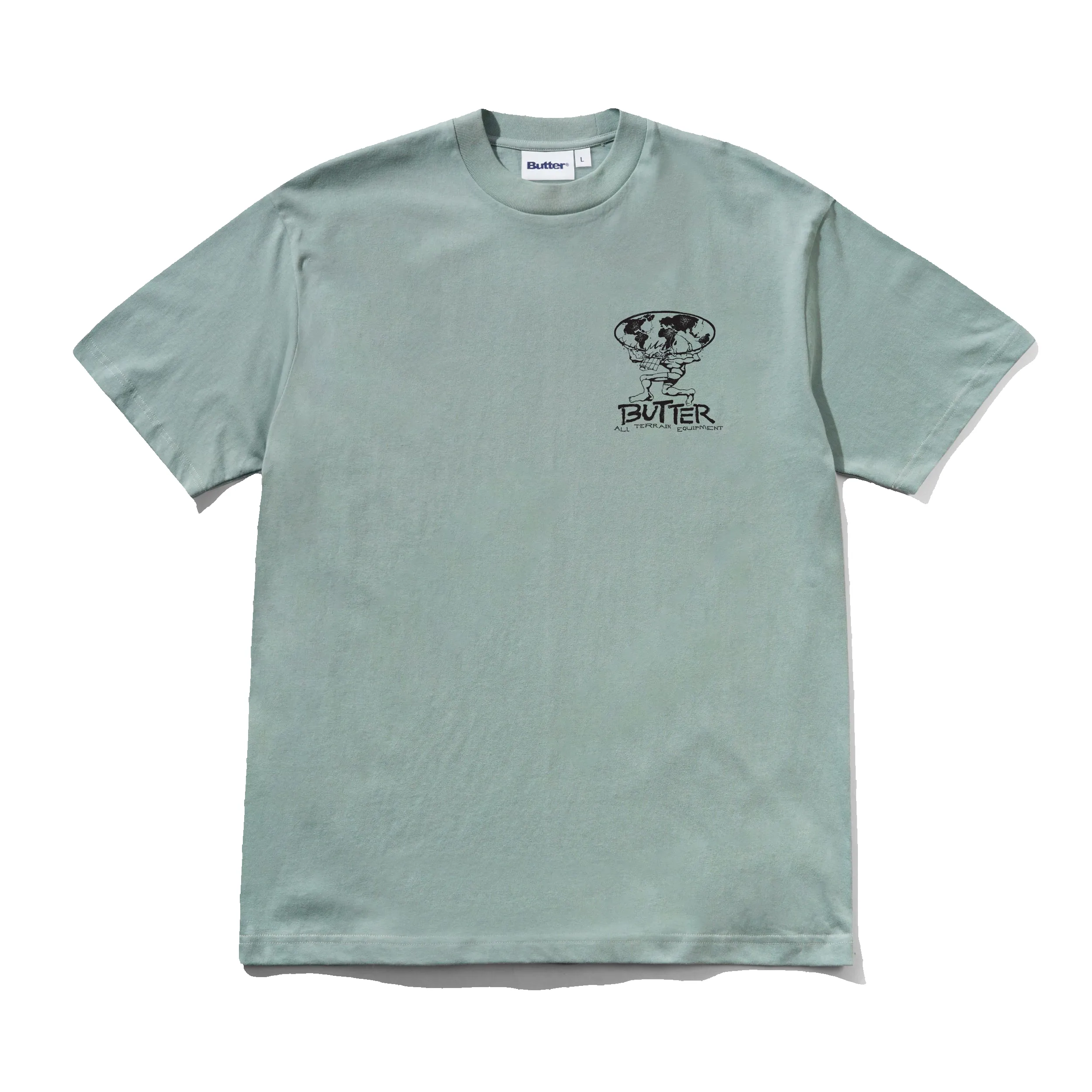 Terrain Tee, Dull Mint sold by Butter