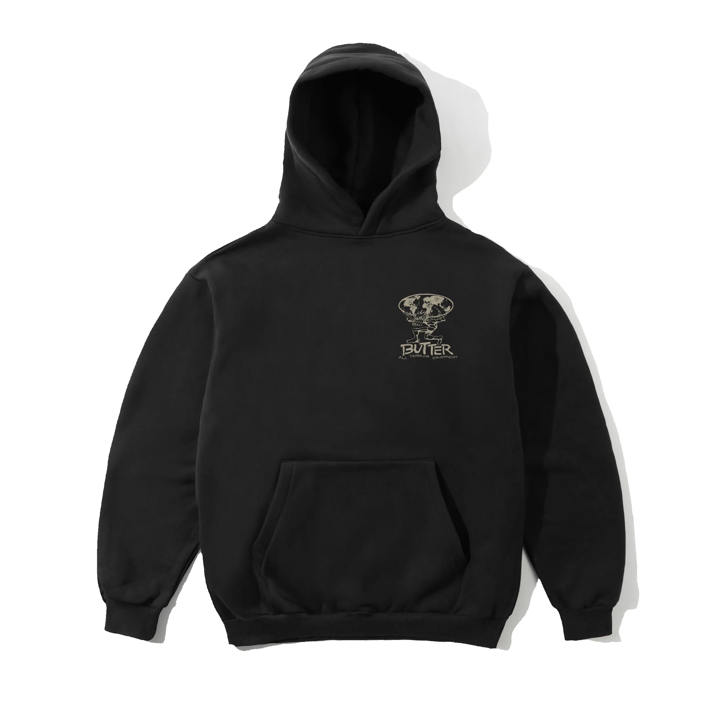 Terrain Pullover Hood, Black sold by Butter