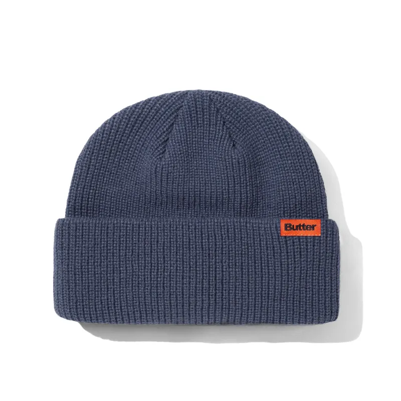 Tall Wharfie Beanie, Slate made by Butter