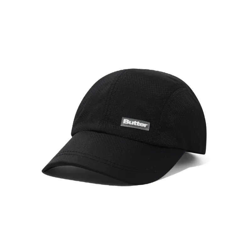 Stride 4 Panel Cap, Black made by Butter
