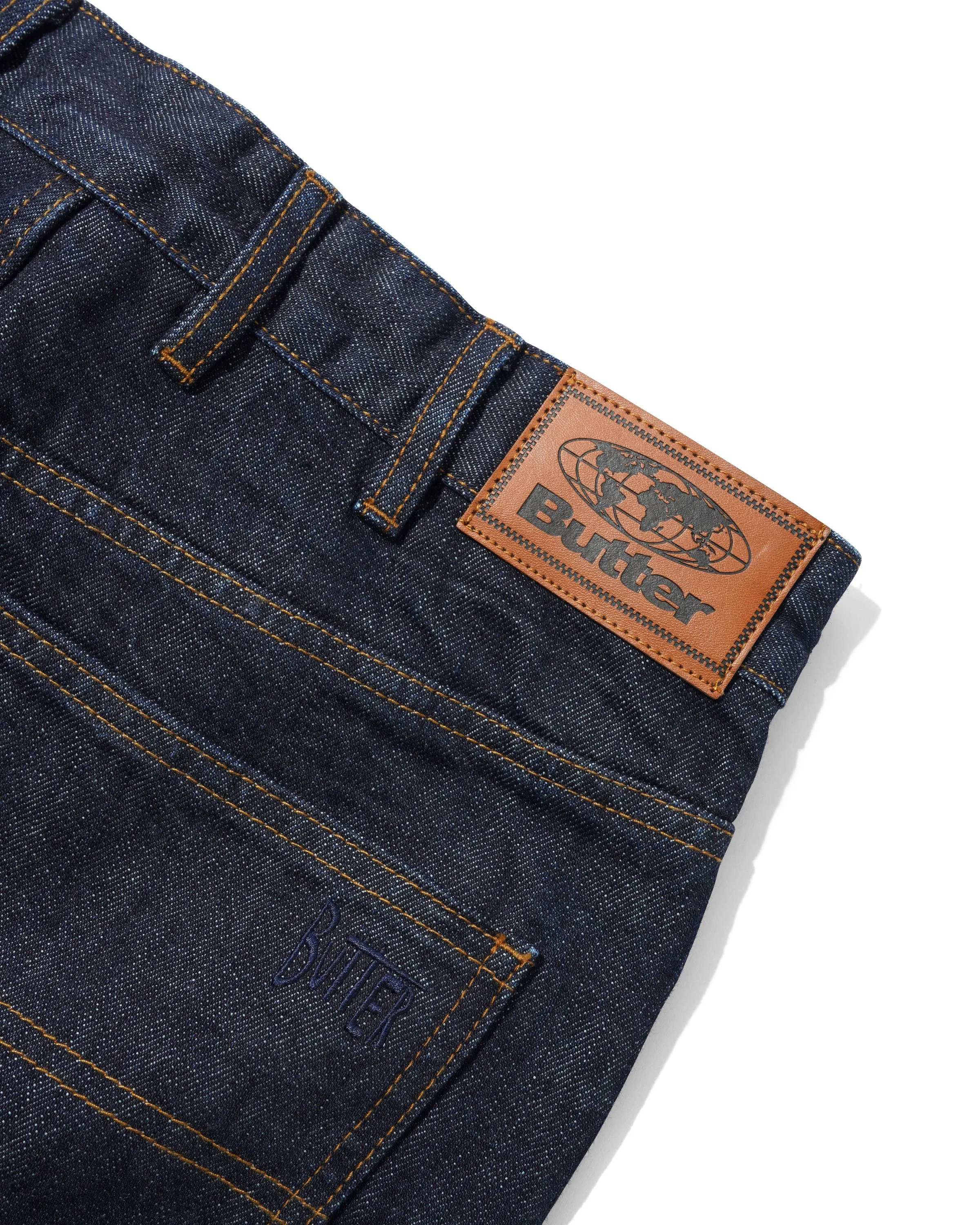 Straight Leg Denim Jeans, Selvedge Blue sold by Butter product image thumbnail 3