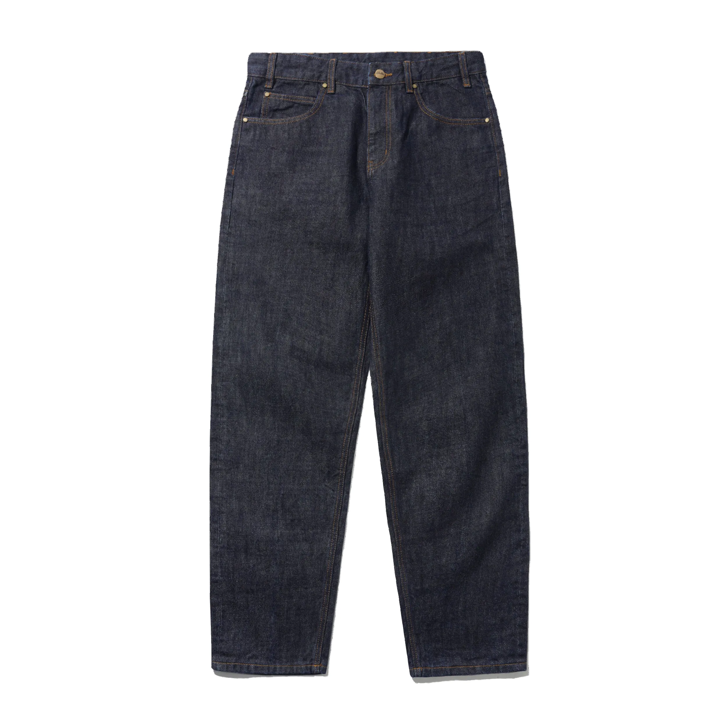 Straight Leg Denim Jeans, Selvedge Blue sold by Butter
