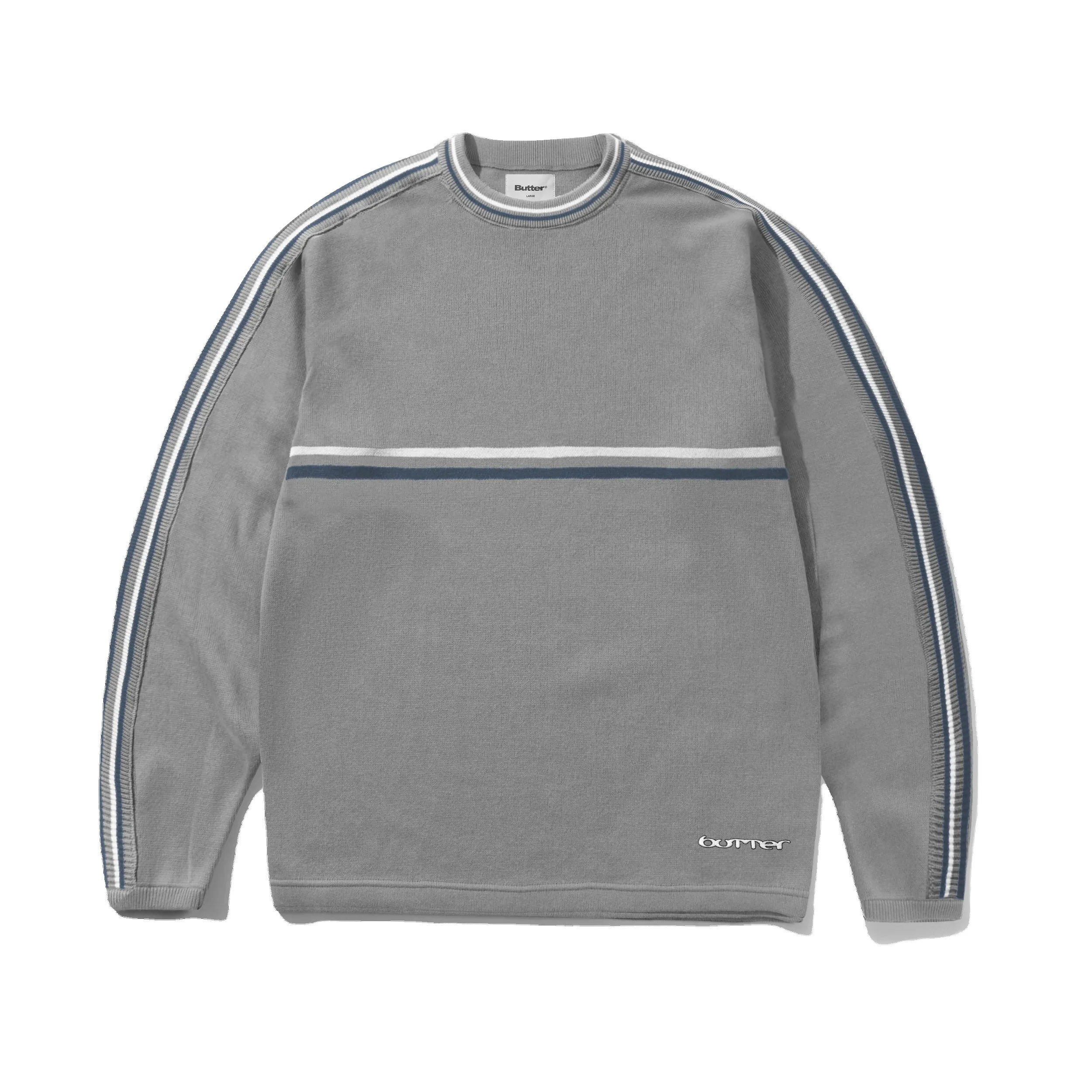 Station Knit Sweater, Grey sold by Butter