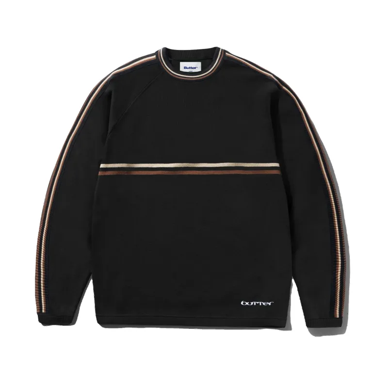 Station Knit Sweater, Black made by Butter