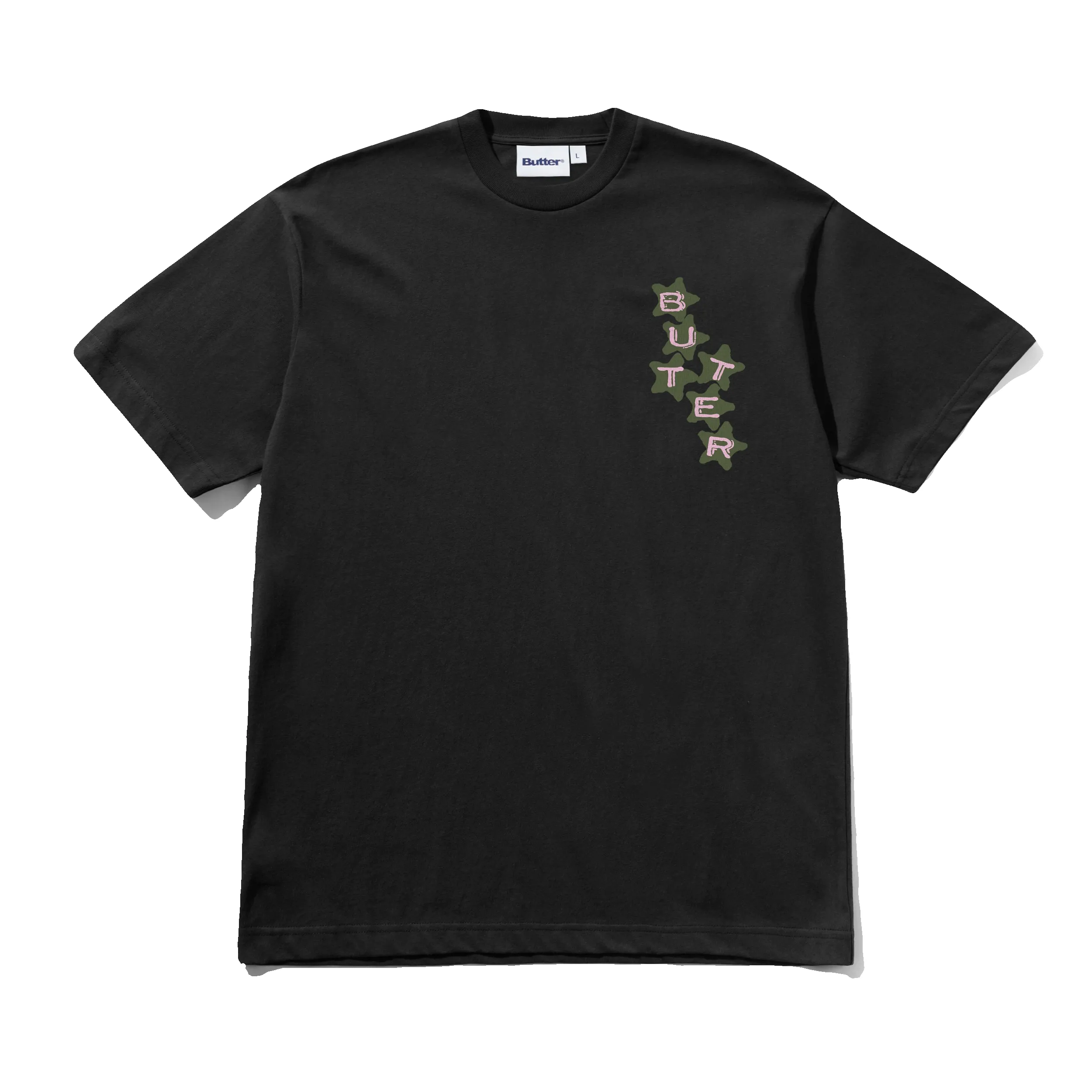 Stars Tee, Black sold by Butter