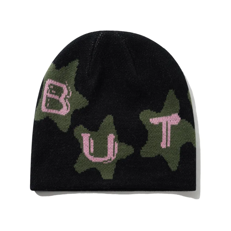 Stars Skully Beanie, Black made by Butter