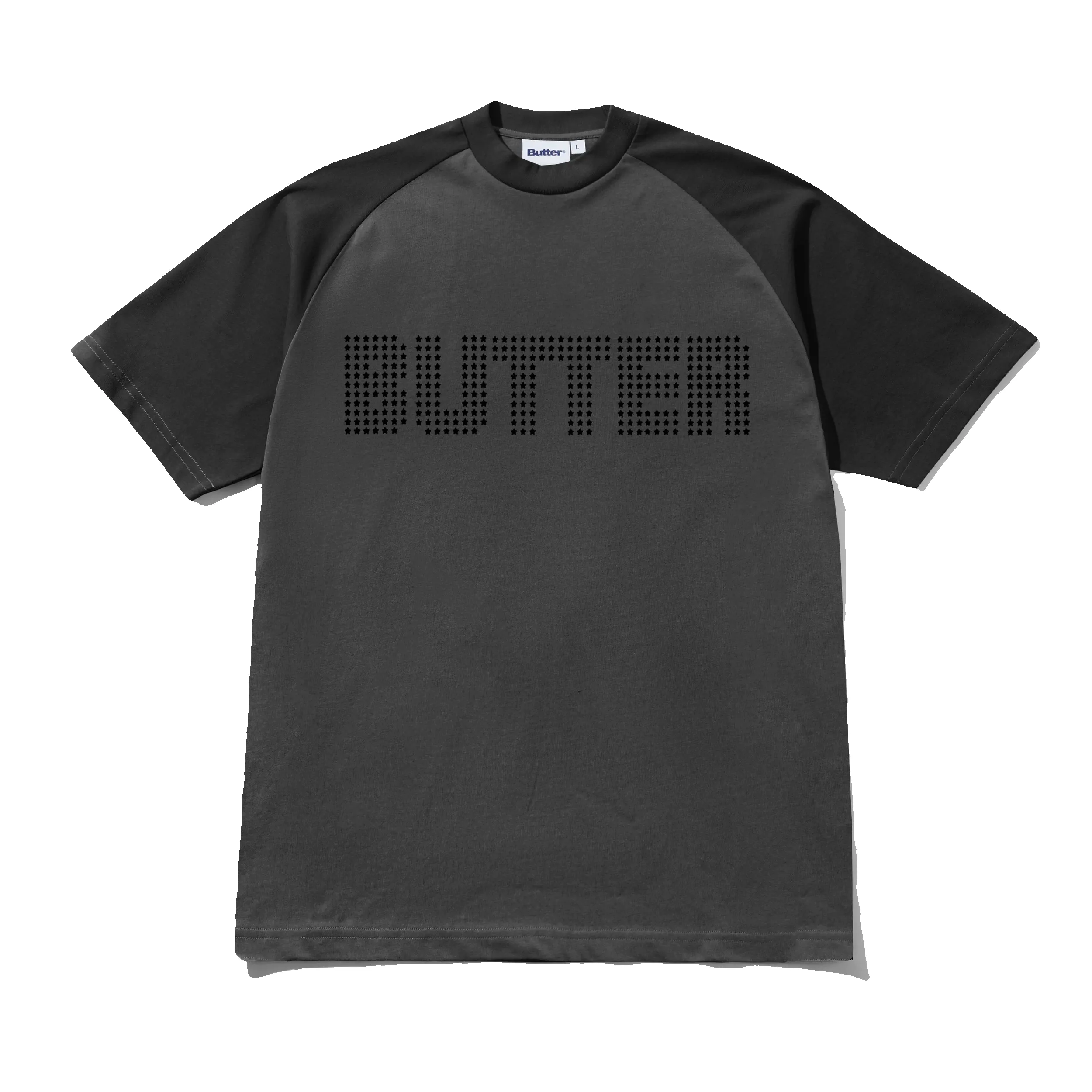 Stars Raglan Tee, Black sold by Butter