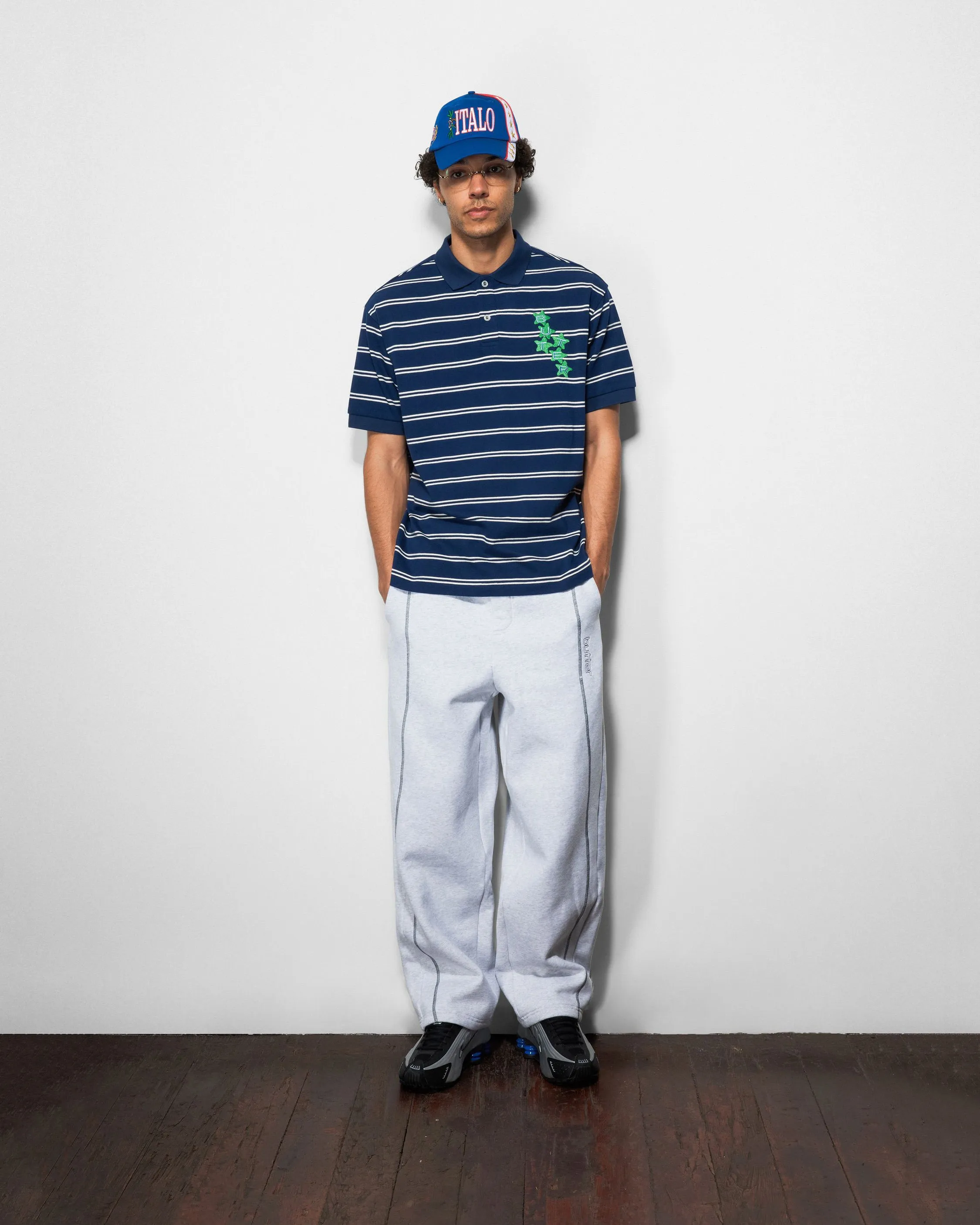 Stars Polo S/S Shirt, Navy sold by Butter product image thumbnail 3