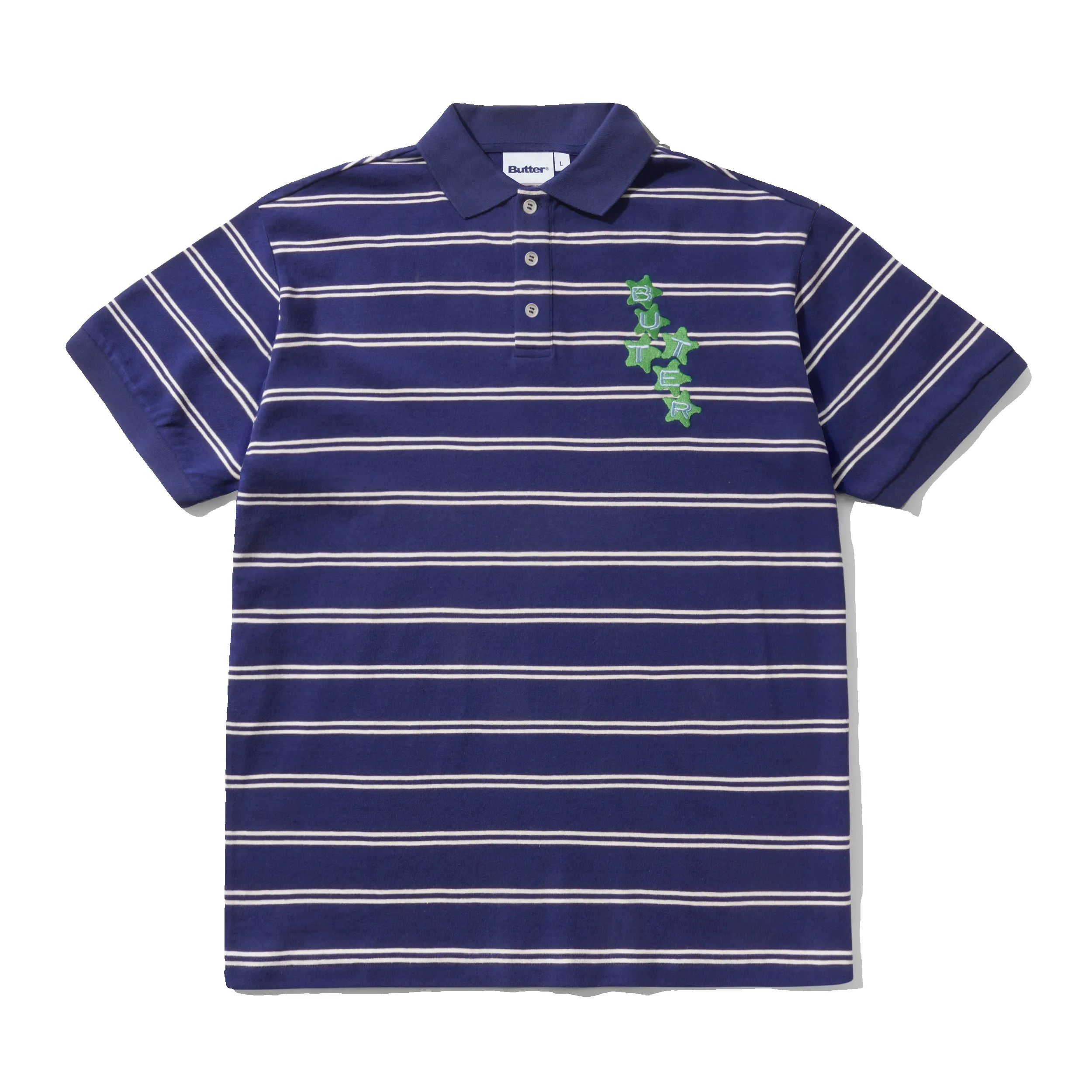 Stars Polo S/S Shirt, Navy sold by Butter