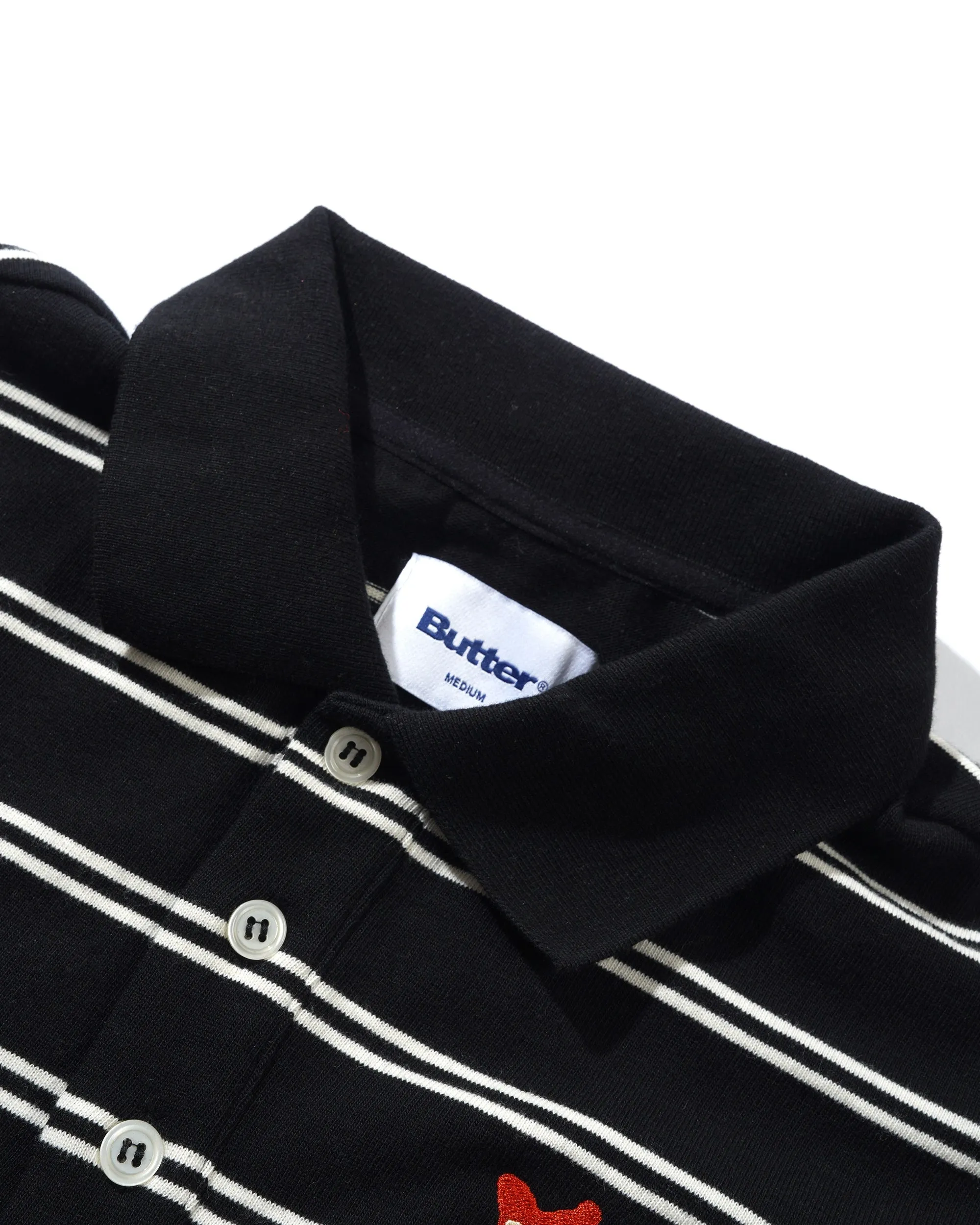 Stars Polo S/S Shirt, Black sold by Butter product image thumbnail 3