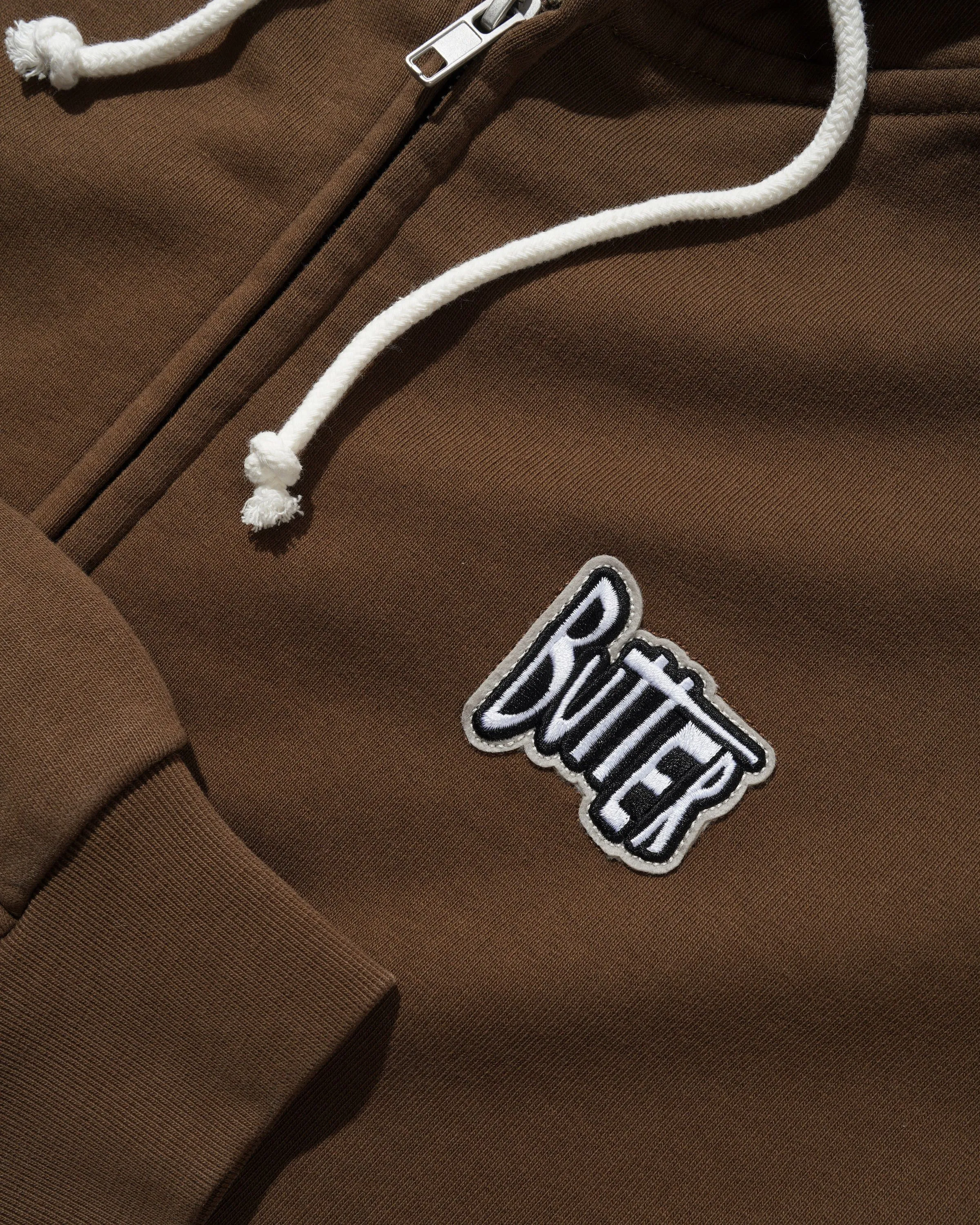 Sketch Zip-Thru Hood, Brown sold by Butter product image thumbnail 2