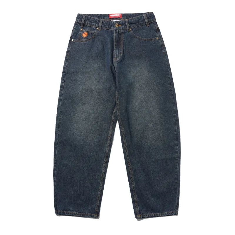 Santosuosso Denim Jeans, Streaky Navy made by Butter