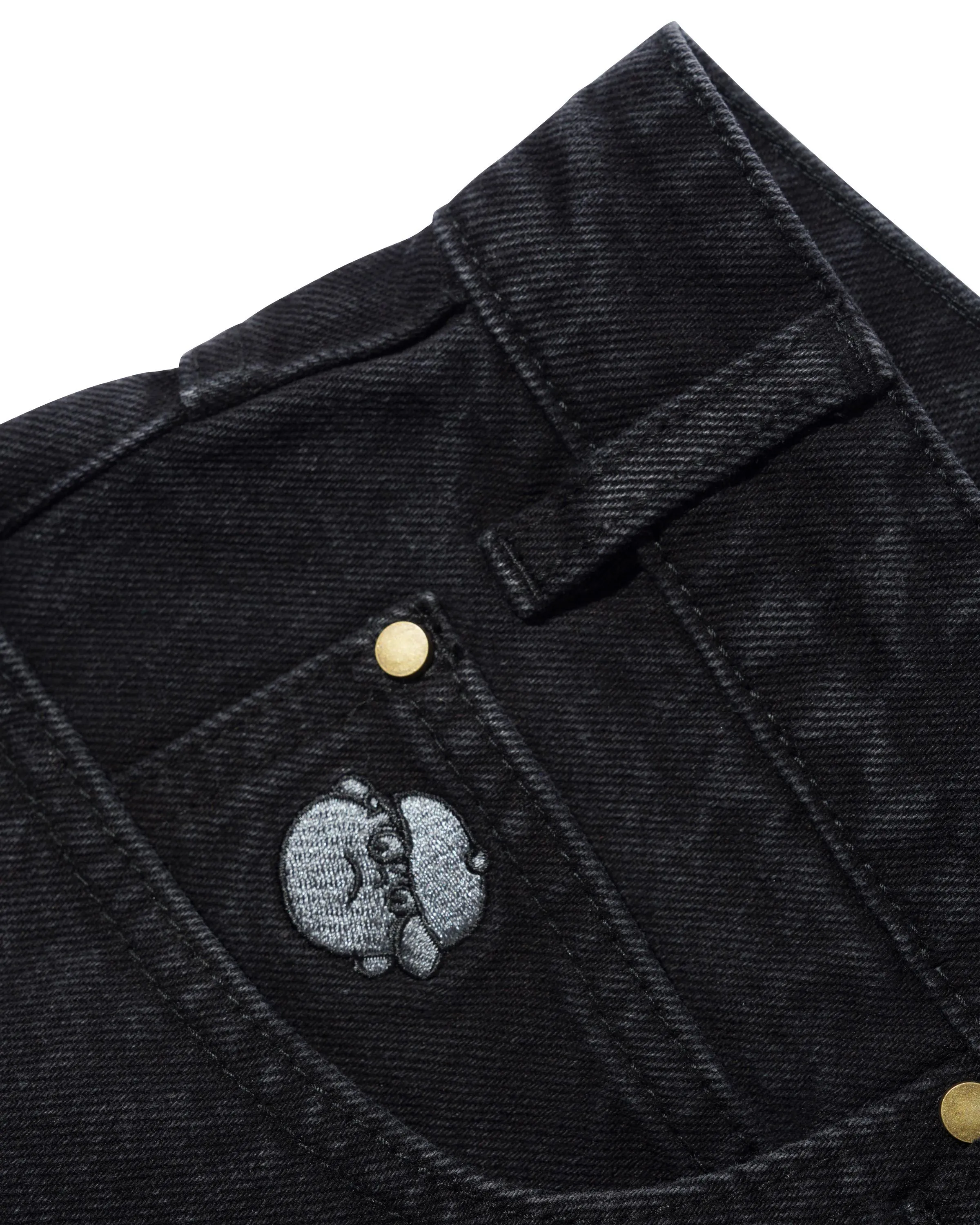 Santosuosso Denim Jeans, Flat Black sold by Butter product image thumbnail 4