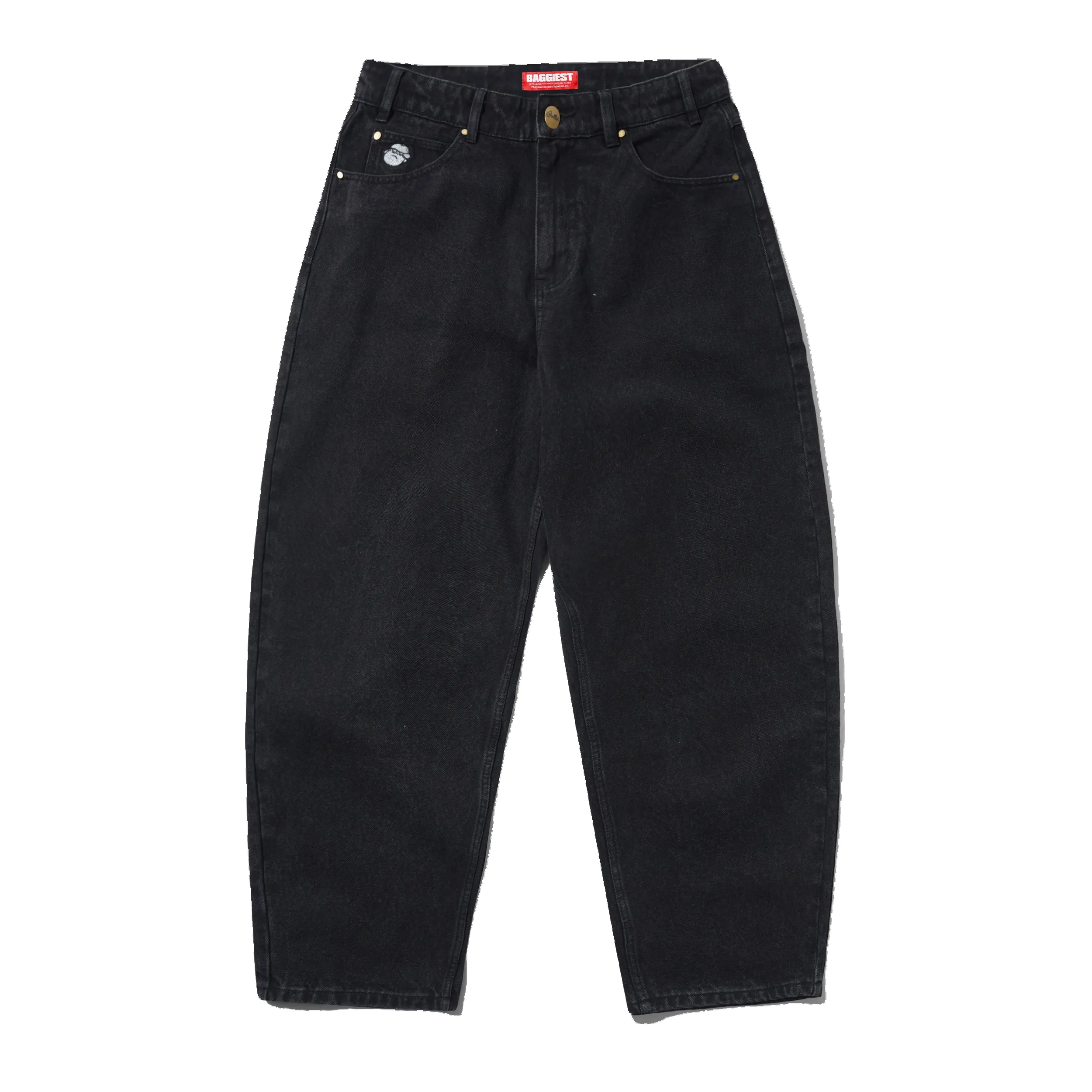 Santosuosso Denim Jeans, Flat Black sold by Butter