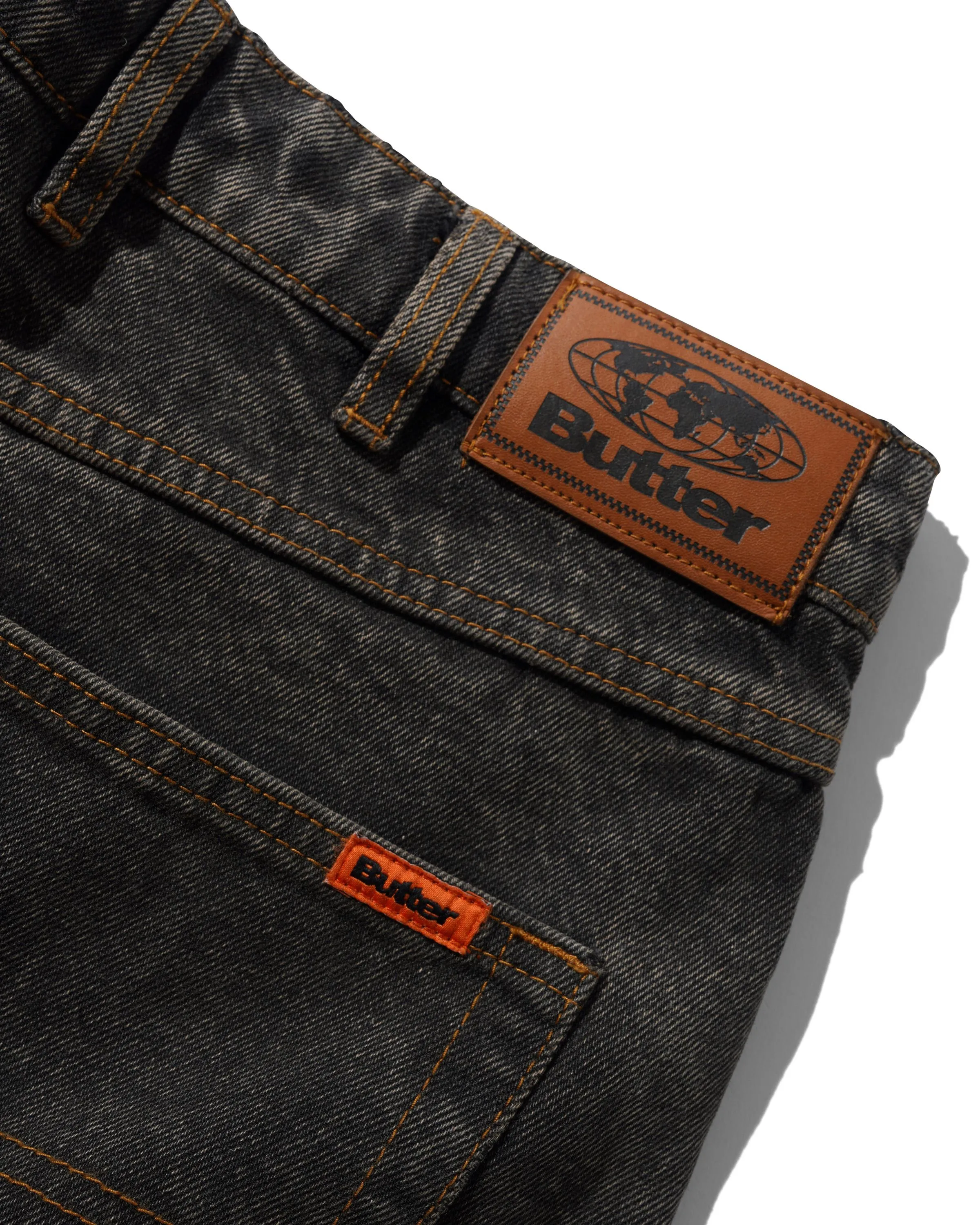 Relaxed Denim Jeans, Faded Charcoal sold by Butter product image thumbnail 4