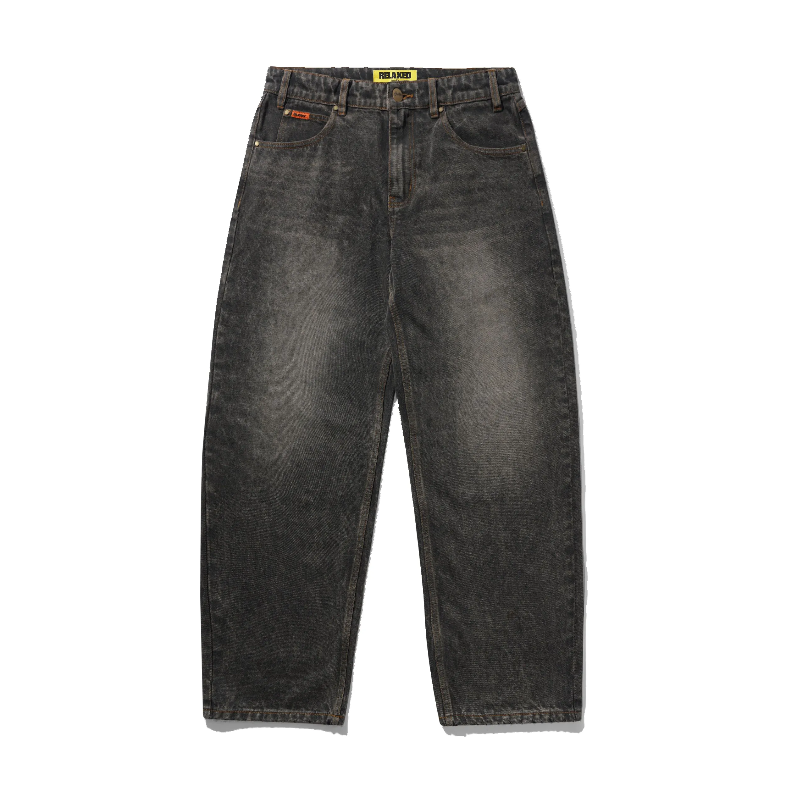 Relaxed Denim Jeans, Faded Charcoal sold by Butter