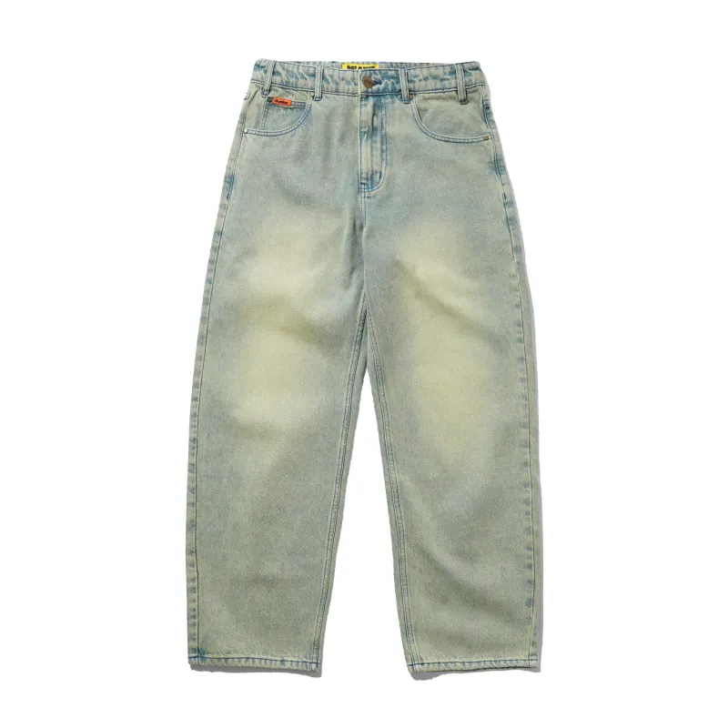 Relaxed Denim Jeans, Sunfade Blue made by Butter