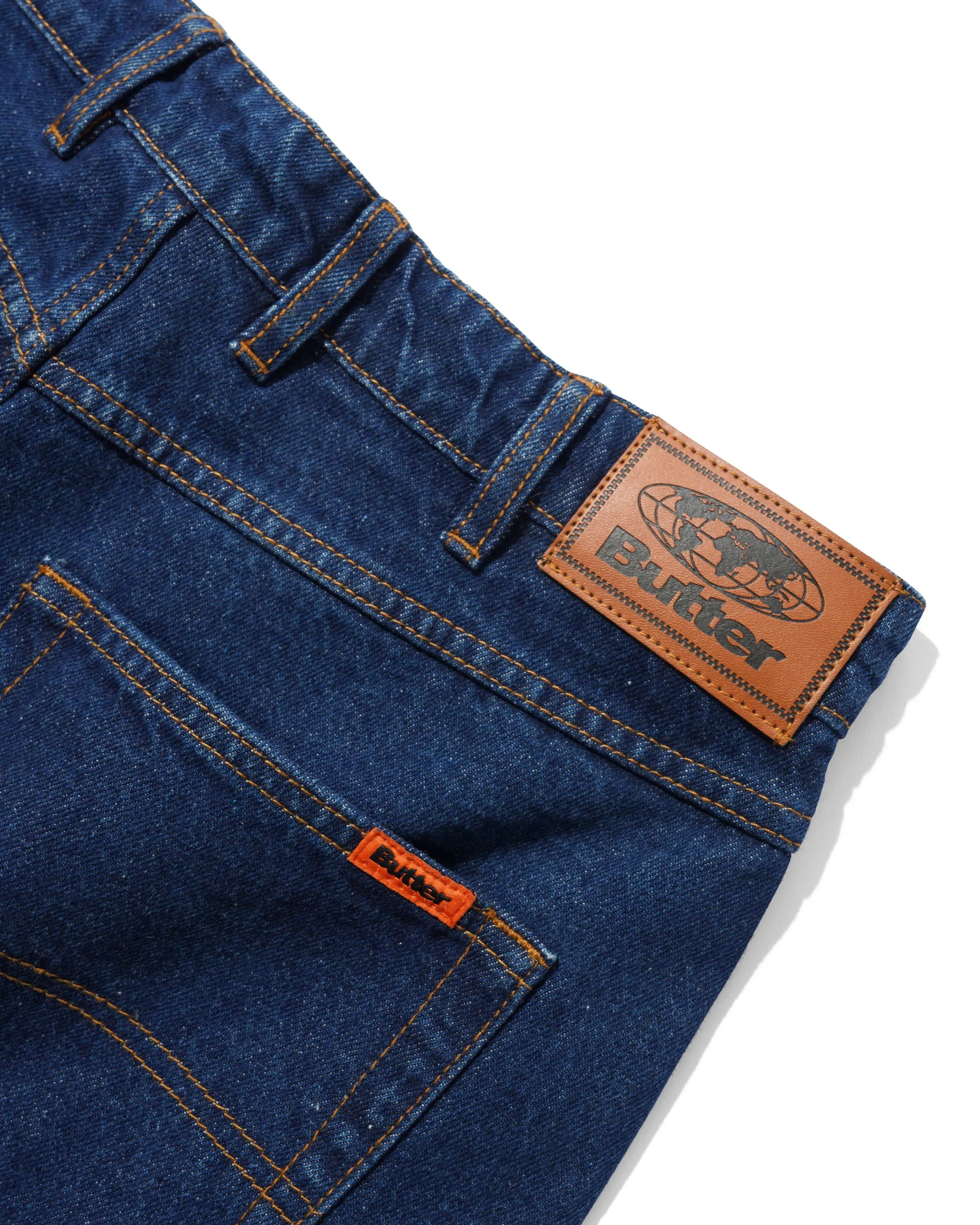 Relaxed Denim Jeans, Dark Indigo sold by Butter product image thumbnail 3
