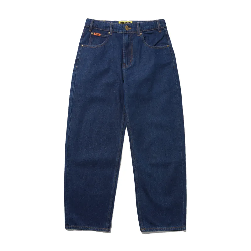 Relaxed Denim Jeans, Dark Indigo made by Butter