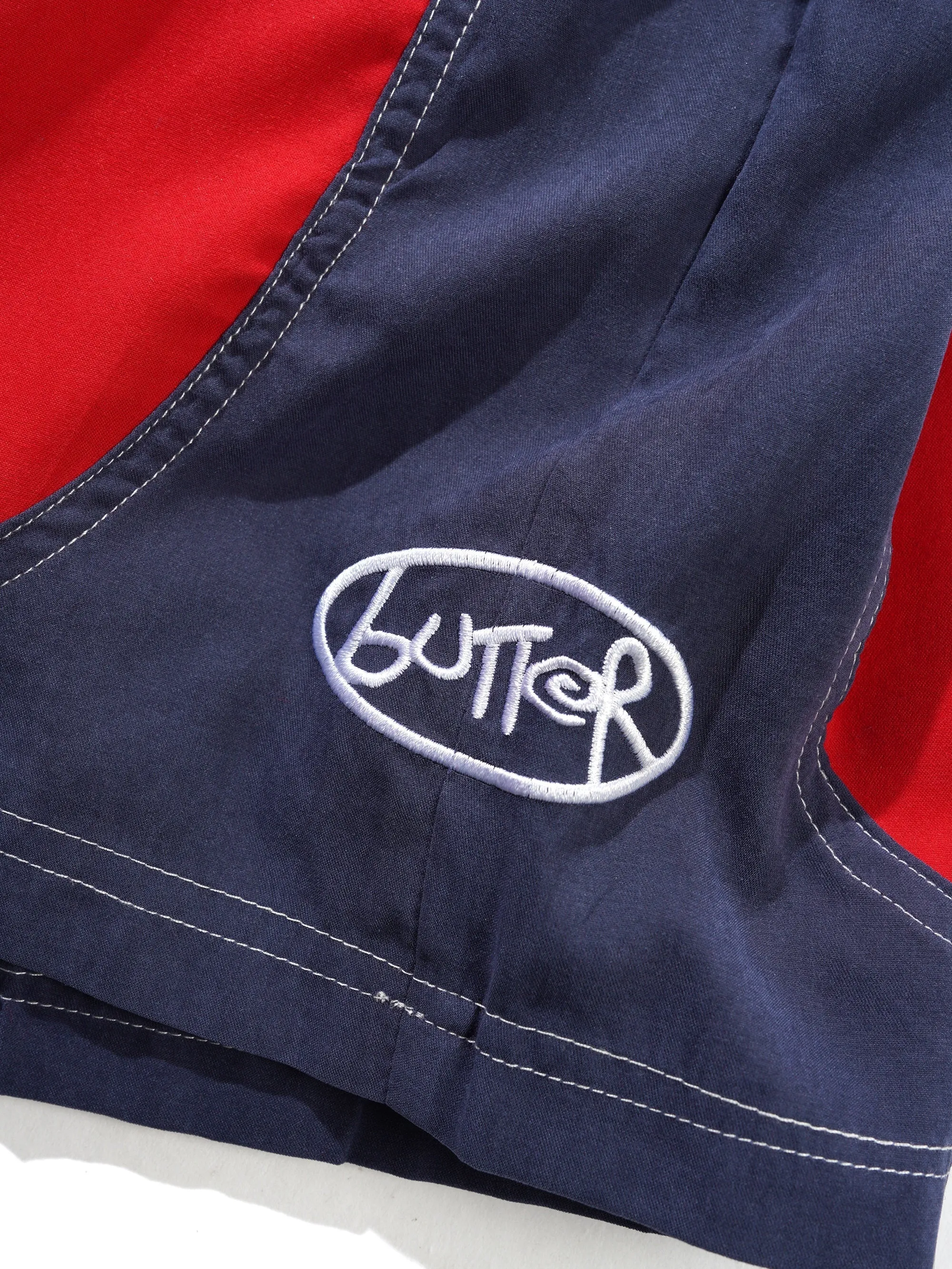 Point Boardshorts , Red / Navy sold by Butter product image thumbnail 5