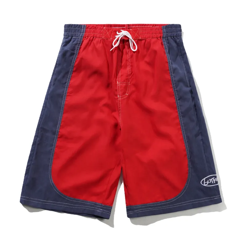 Point Boardshorts , Red / Navy made by Butter