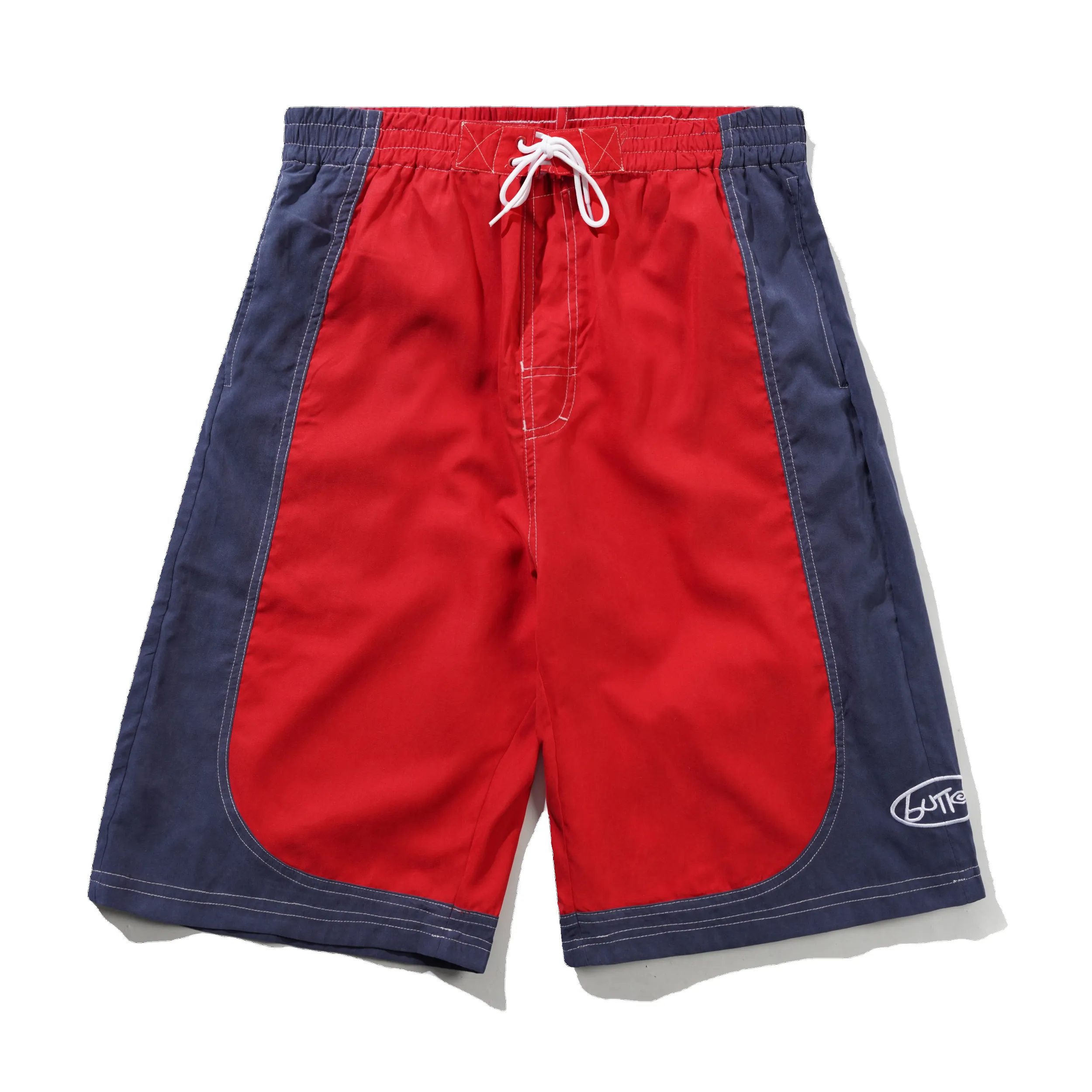 Point Boardshorts , Red / Navy sold by Butter